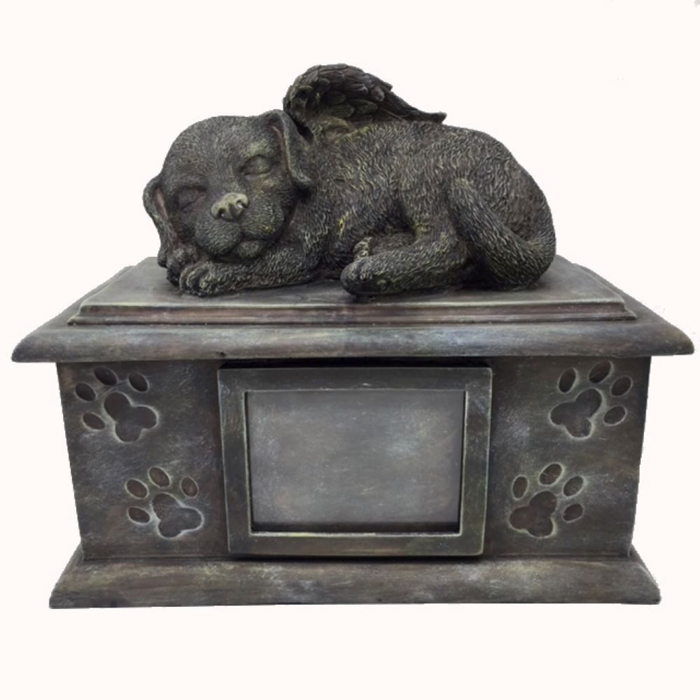 MystiCalls Dekofigur Große Hunde Urne grau günstig online kaufen