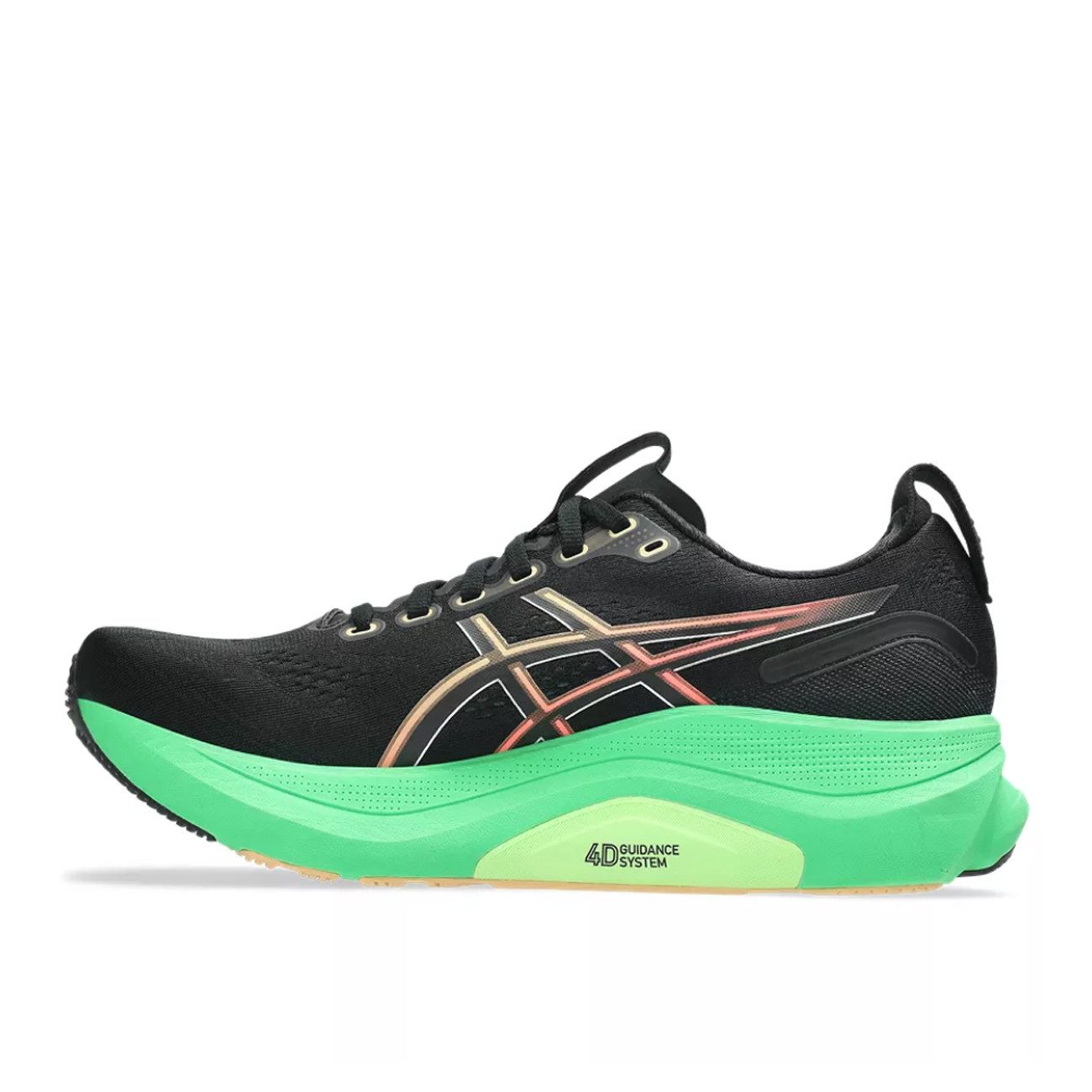 Asics Asics Gel-Kayano 32 Herren Black Vital Green Laufschuh günstig online kaufen