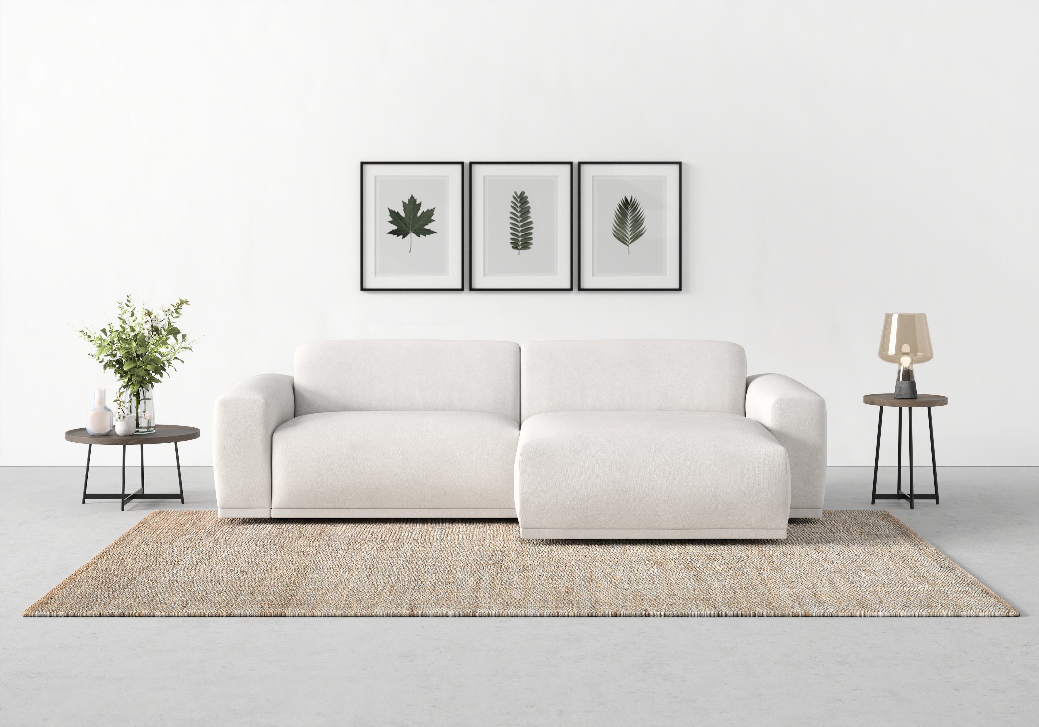 TRENDMANUFAKTUR Ecksofa "Braga, mit hochwertigem Kaltschaum, L-Form, in Cor günstig online kaufen