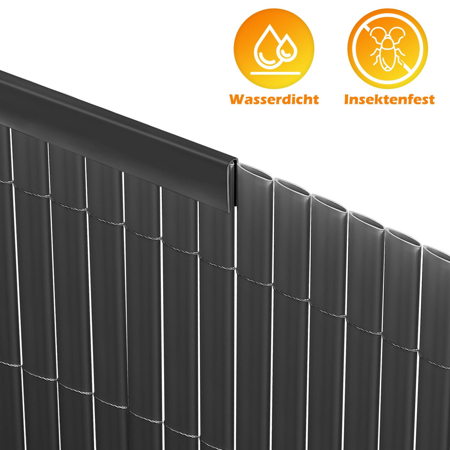 Clanmacy Balkonsichtschutz Balkonsichtschutz PVC Sichtschutzmatte, Windschu günstig online kaufen