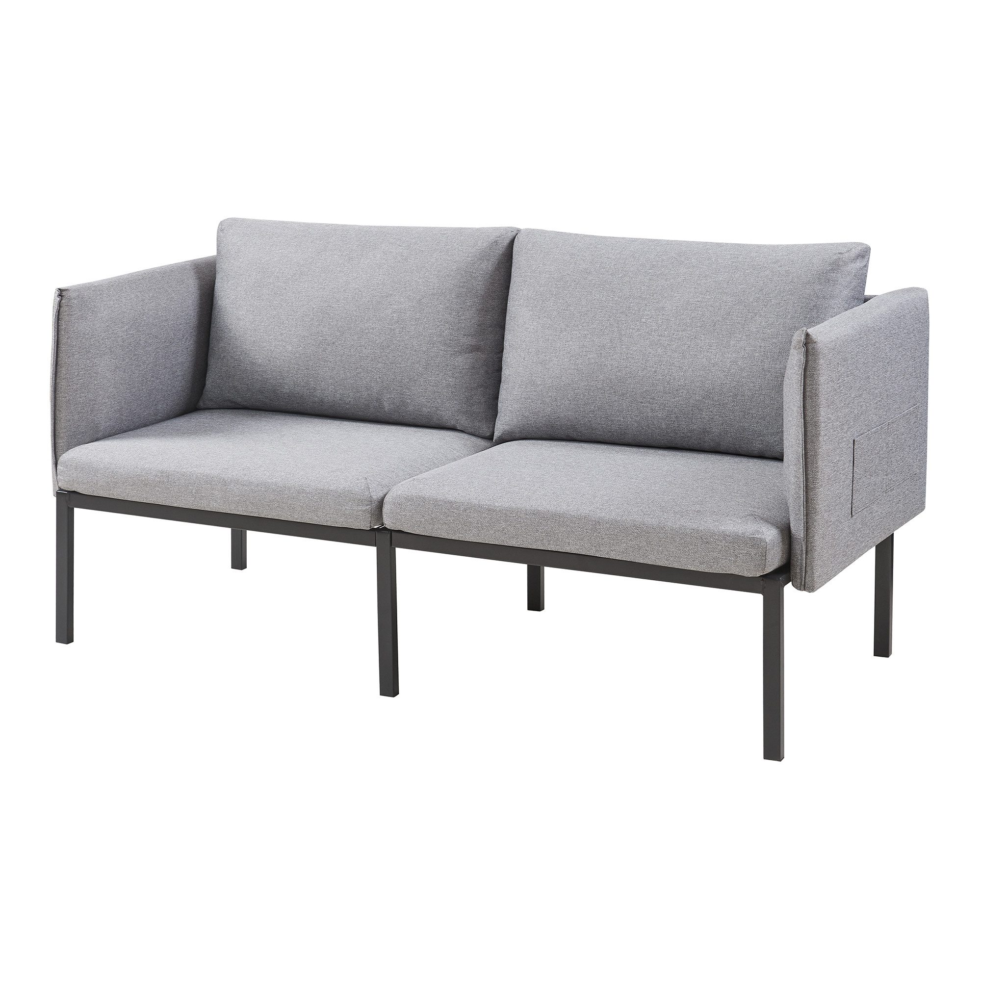 en.casa Sofa, 2-Sitzer »Kamar« gepolstert 69x158x63 günstig online kaufen