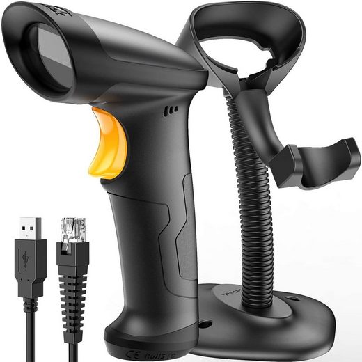 Inateck Barcode Scanner mit intelligenter Halterung, BCST33