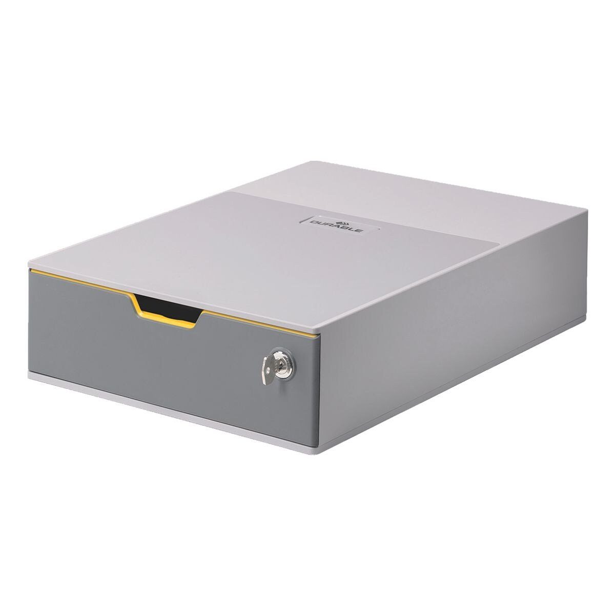 DURABLE Schubladenbox VARICOLOR® 1 SAFE, abschließbar, mit 1 Schublade, geschlossen, stapelbar