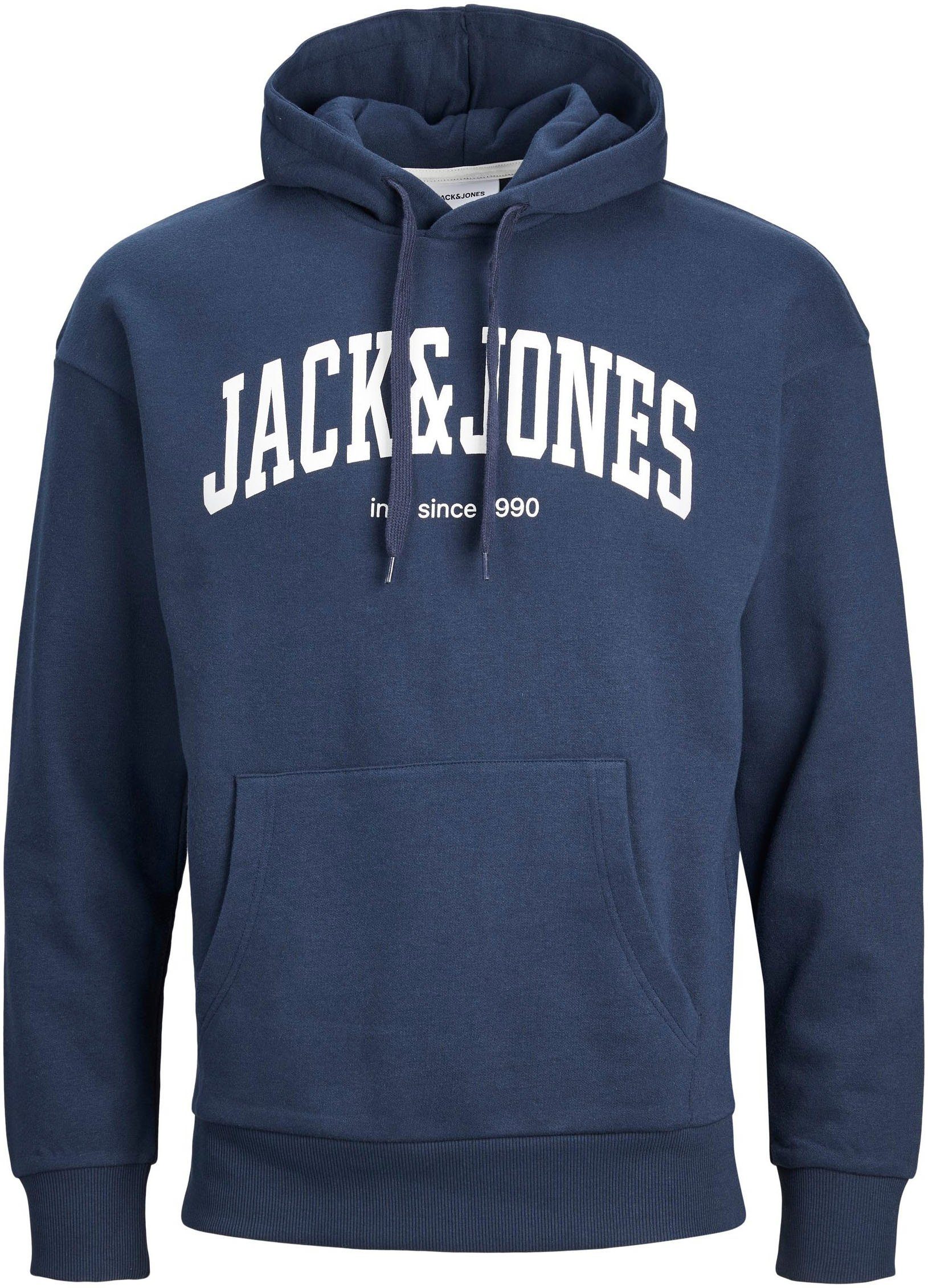 HOOD SWEAT Jones JJEJOSH Kapuzensweatshirt Blazer & Navy NOOS Jack