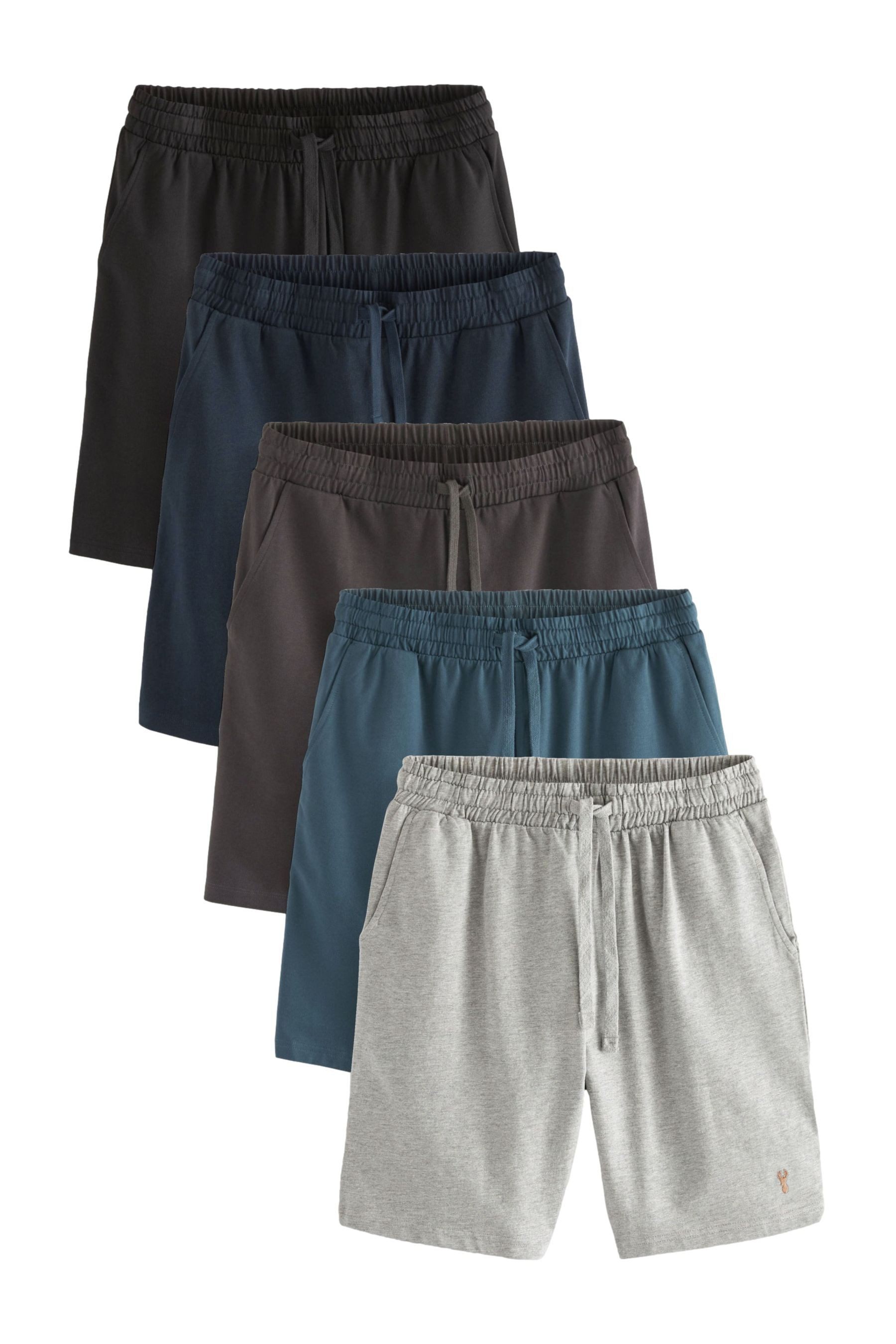Next Schlafshorts Leichte Regular Fit Shorts im 5er-Pack (5-tlg) günstig online kaufen