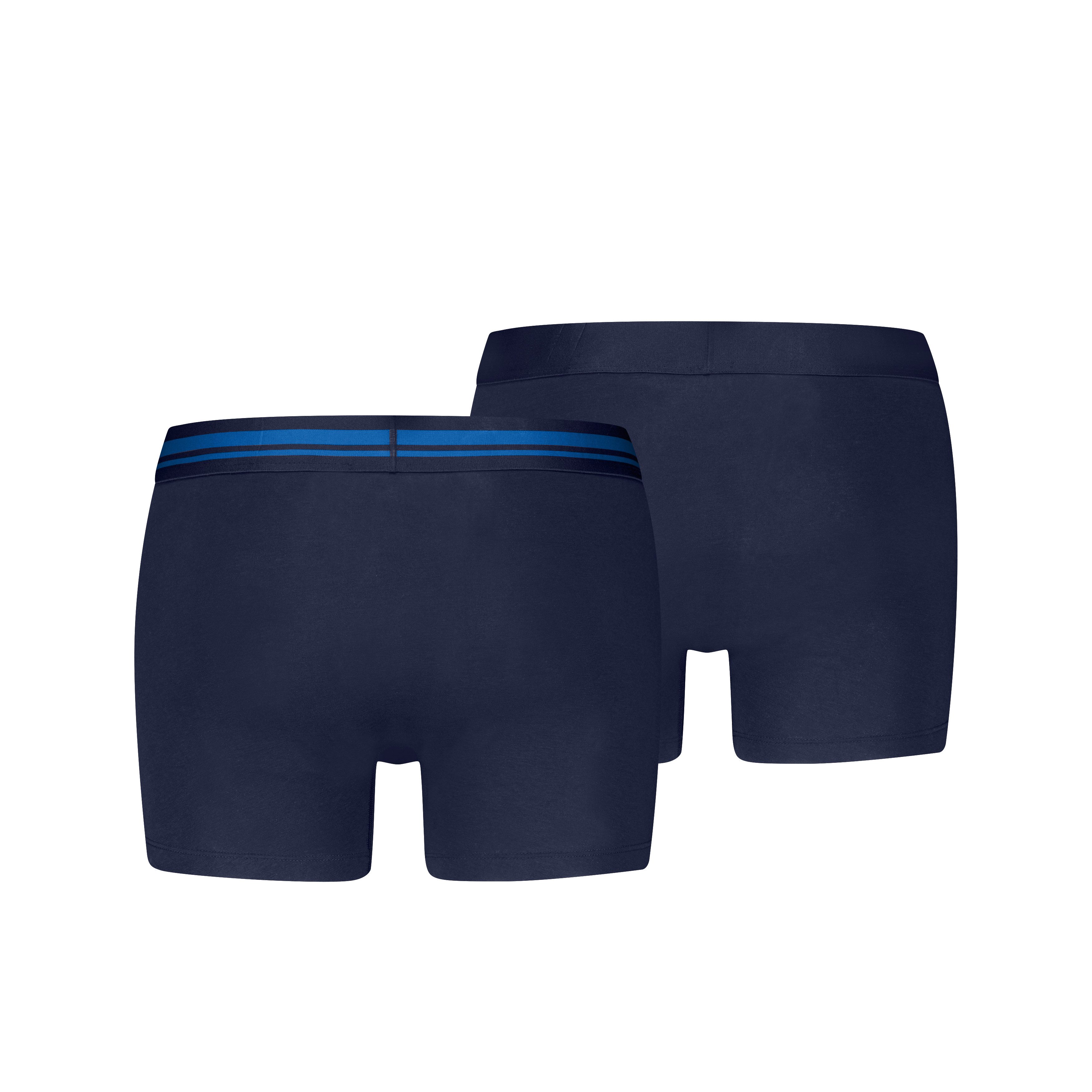 PUMA Boxershorts PUMA MEN EVERYDAY PLACED LOGO BOXERS 2P (2er Pack) mit Logo Webbund