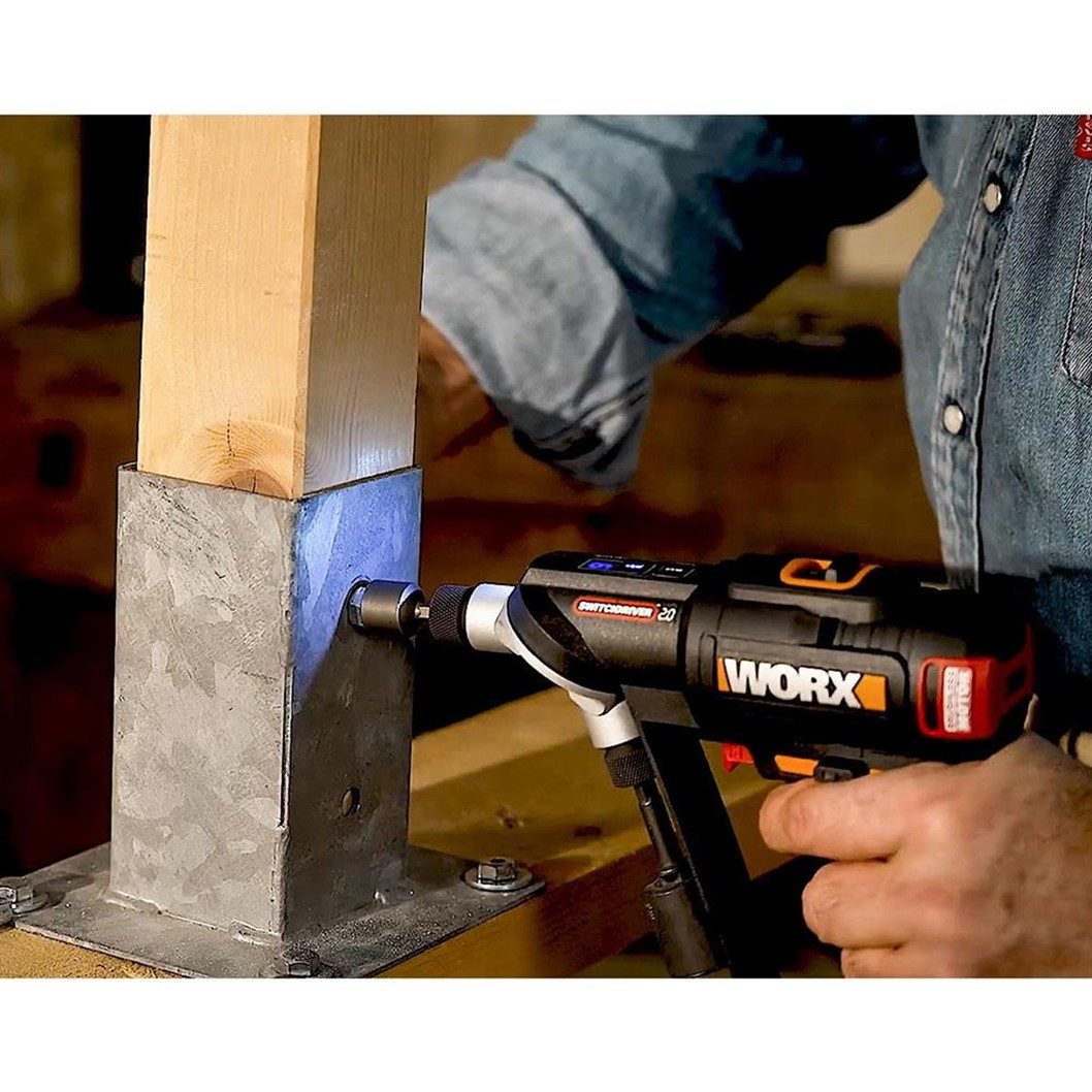 Worx Akku-Bohrschrauber Worx Akku-Bohrschrauber WX177.9 Switchdriver ohne Akku und Ladegerät, max. 1700,00 U/min