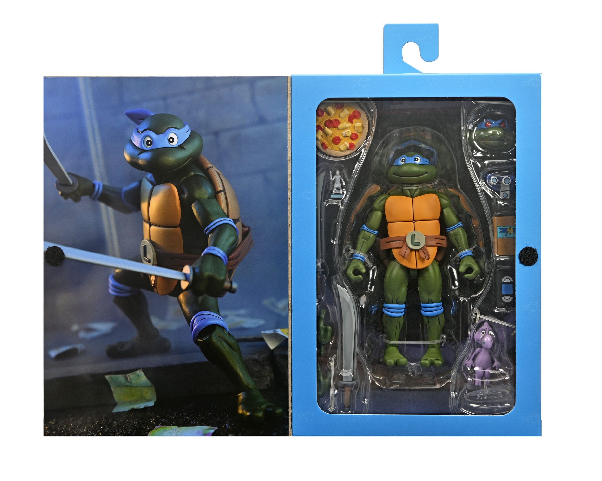 NECA Actionfigur Teenage Mutant Ninja Turtles (Cartoon) Ultimate VHS Figur, (18cm Figur mit Zubehör)