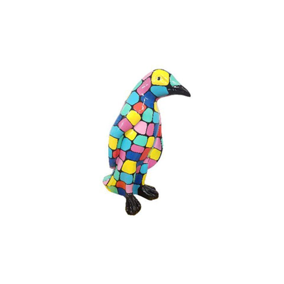 Dekofigur figur JVmoebel statue moderne figuren abstrakte bunt statuen pinguin