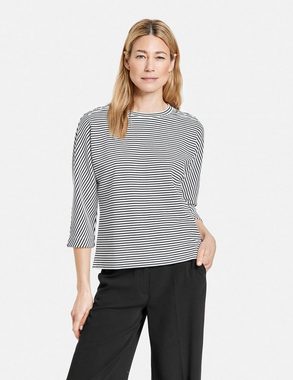 GERRY WEBER Langarmshirt Langarmshirt mit Knopfzier