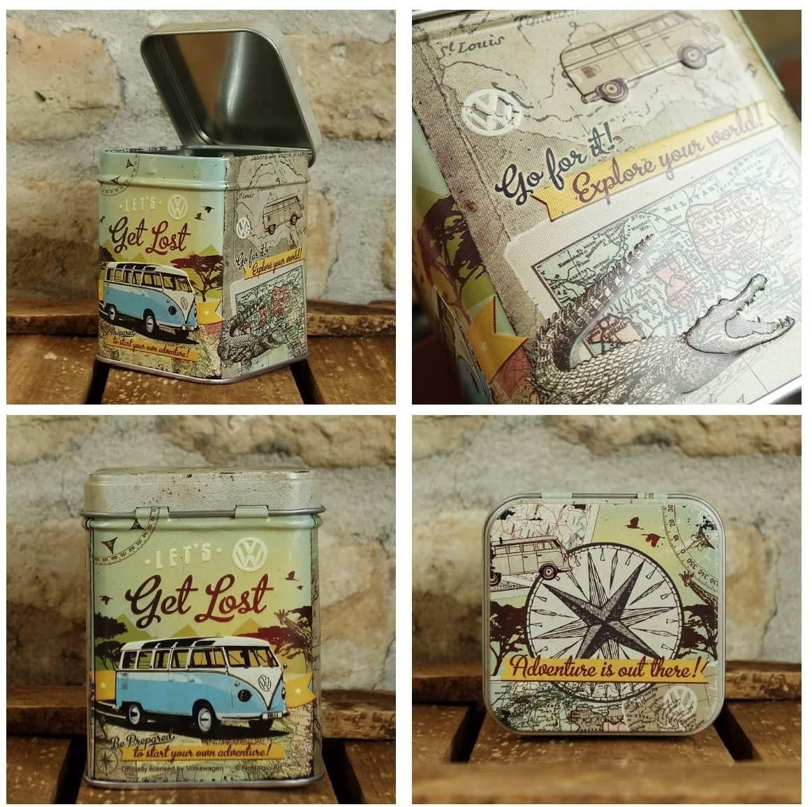 Nostalgic-Art Teedose Teedose - Volkswagen - VW Bulli - Let's Get Lost – Bild 3 von 4