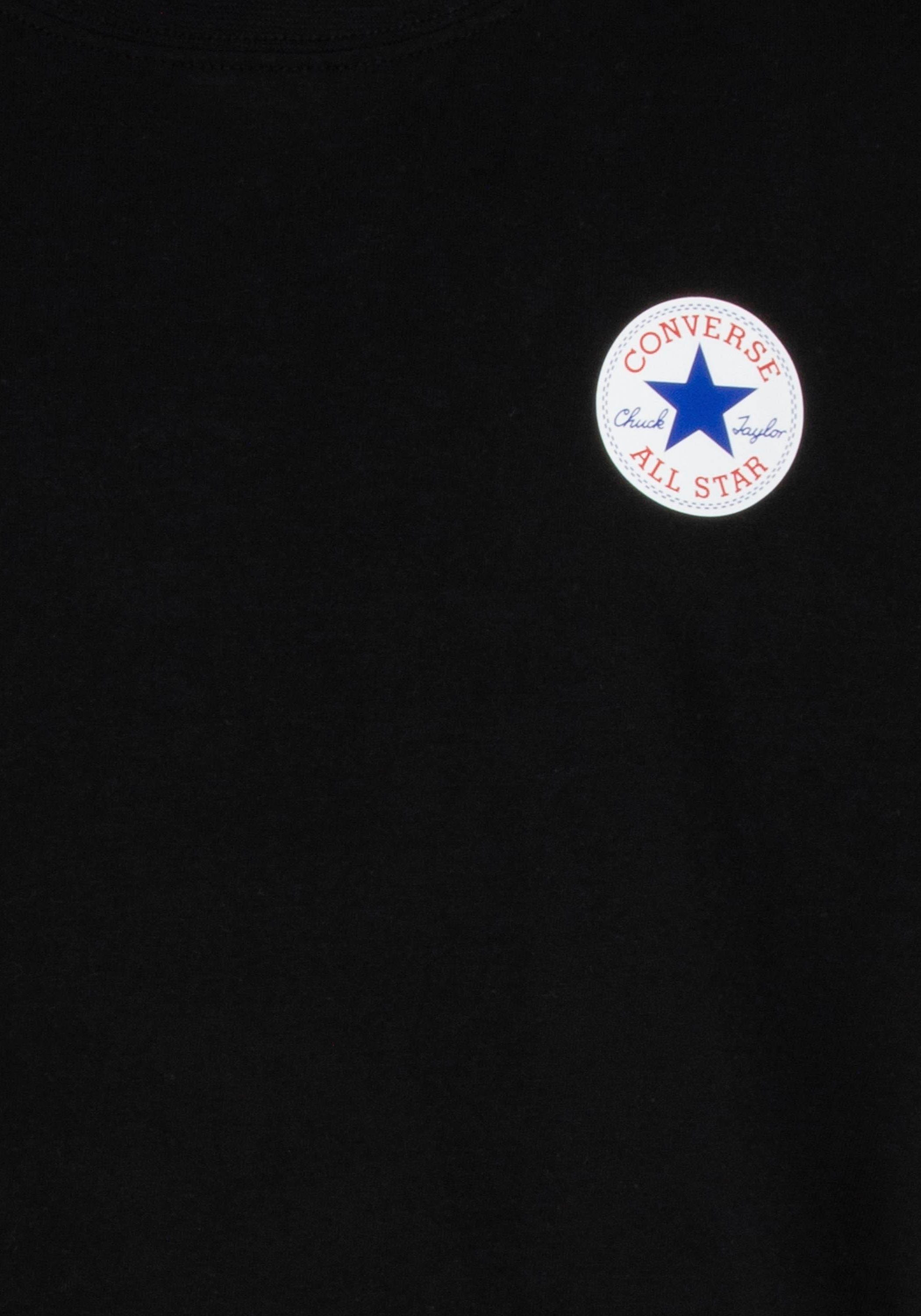 Converse Kurzarmshirt für Kinder und Jugendliche Kurzarm, sportlicher Stil, Rundhalsausschnitt, elastisches Material