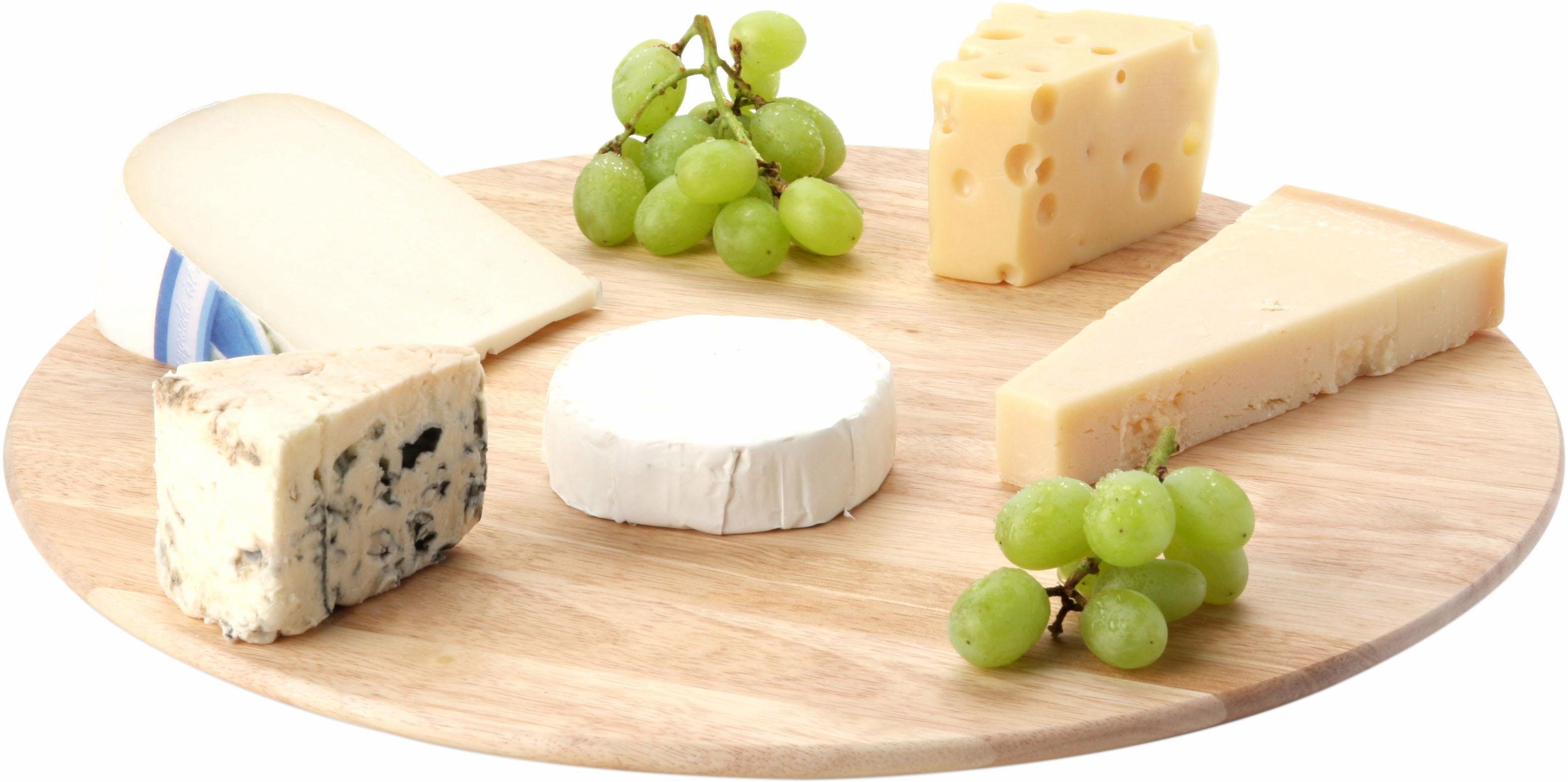 Continenta Servierbrett, Hartholz, Handarbeit, Optimal zum Präsentieren von  Käse, Aufschnitt