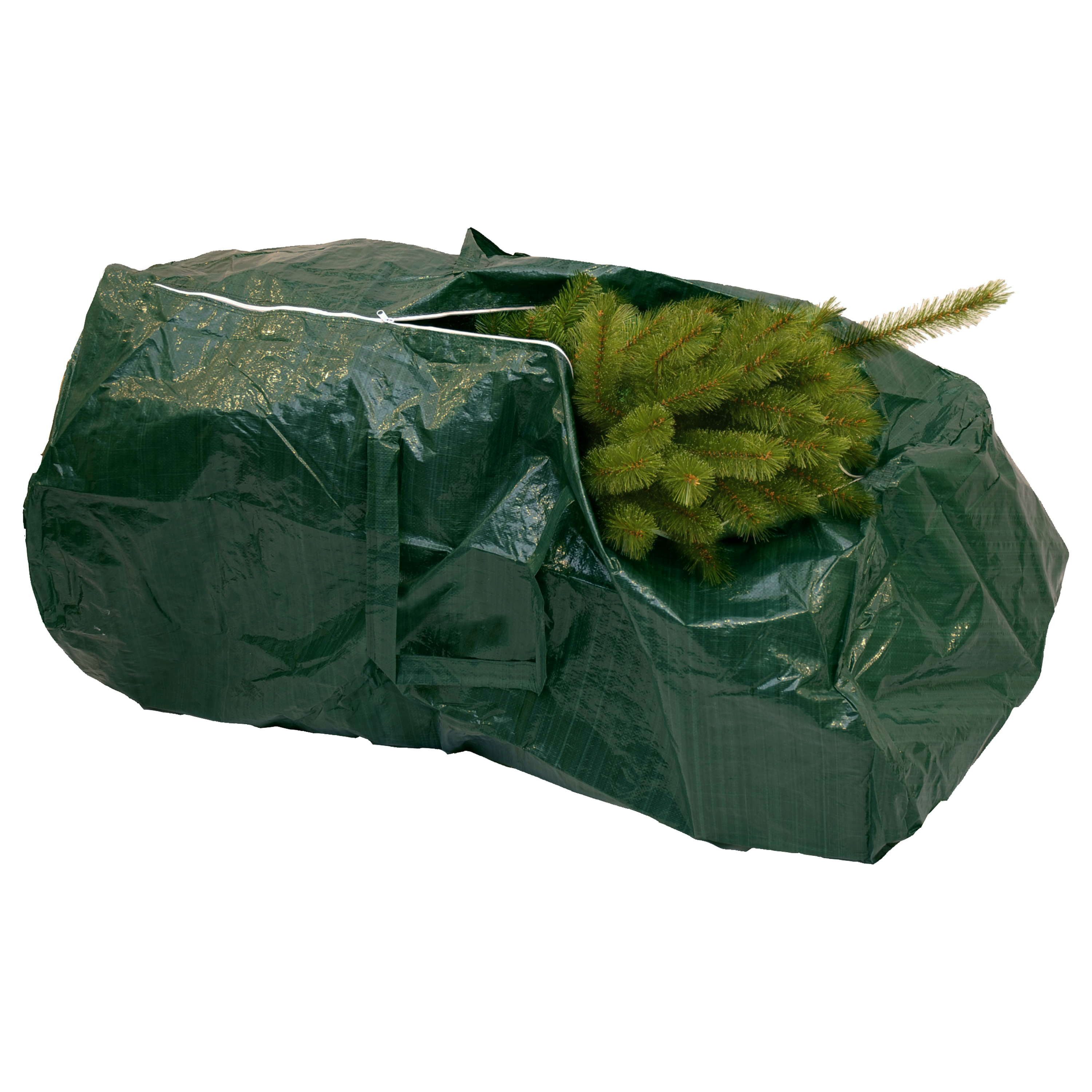 artplants Aufbewahrungstasche Tasche für Baumhöhe max. 140cm, grü
