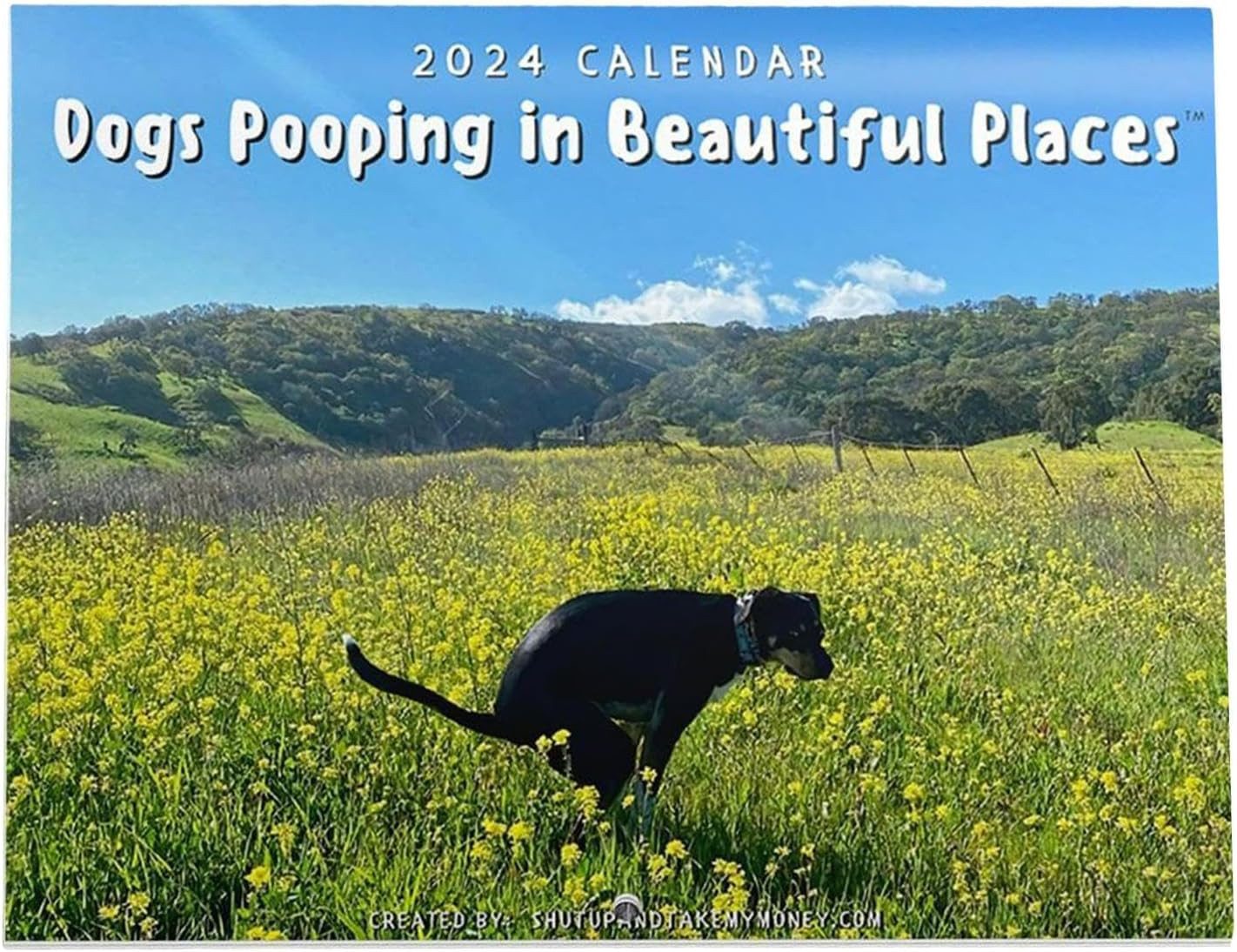 yozhiqu Naturkalender Gag Gifts Hundekalender zum Aufhängen, für Frauen, Männer, Kinder, Familien und Hundeliebhaber