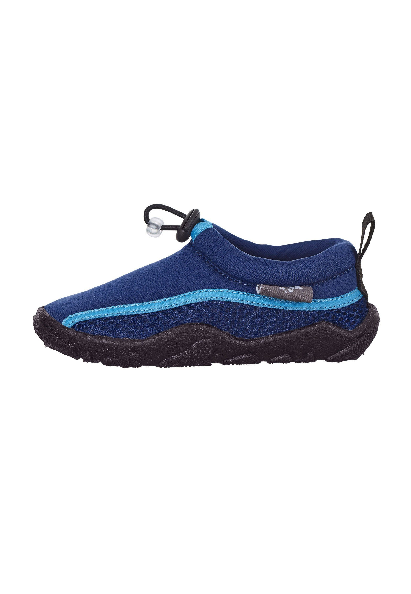 Sterntaler® Badeanzug Aquaschuh uni Badeschuh Kinder - Badeschuh Baby, Aquaschuhe Kinder mit rutschfester Sohle unifarben - Badeschuh Mädchen, Badeschuhe Kinder aus Neopren und Mesh Marine und Magenta - Badeschuh Junge - Anti-Rutsch-Sohle - aus Mesh mit Gummi