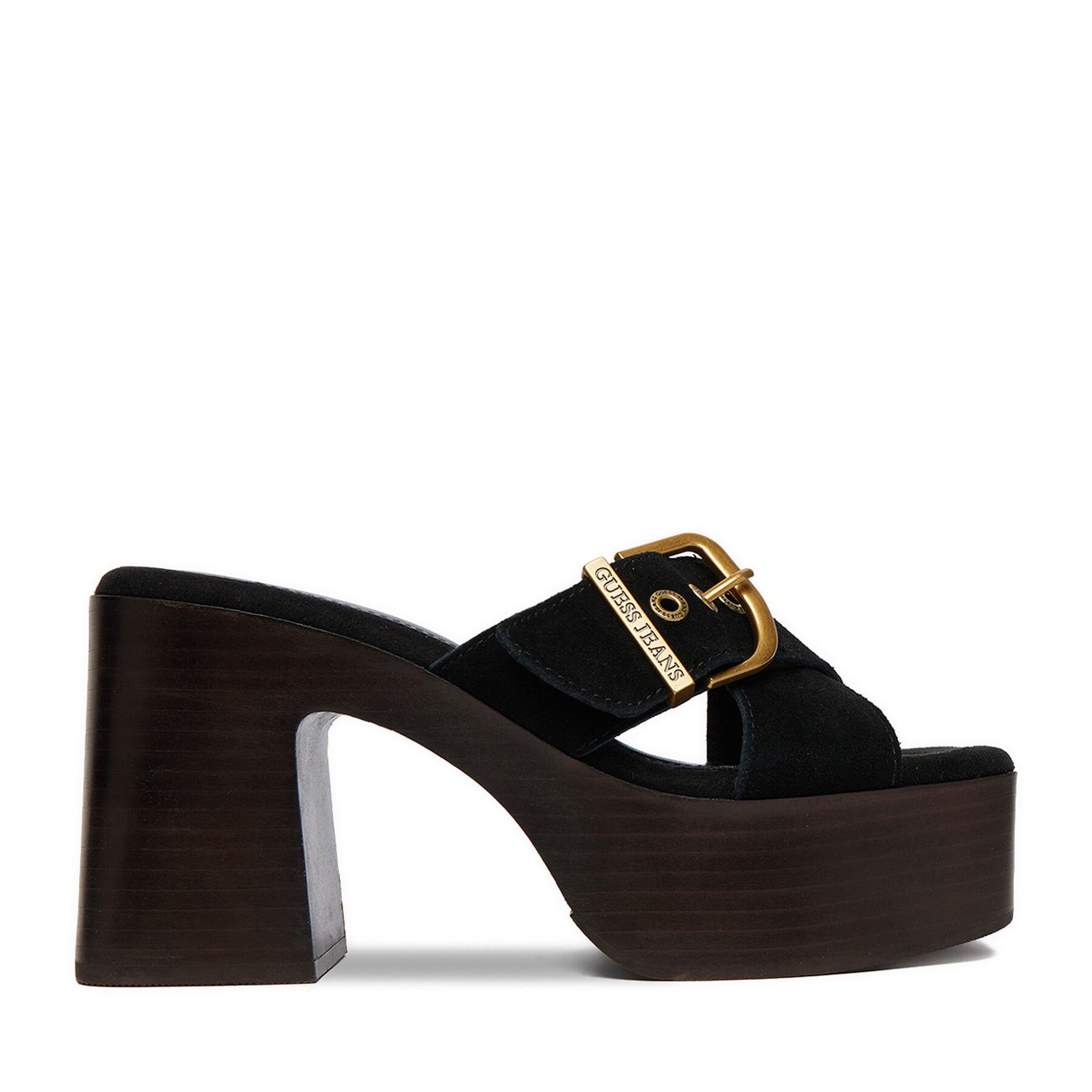 Guess Jeans Damen-Flip-Flops Schwarz Badepantolette