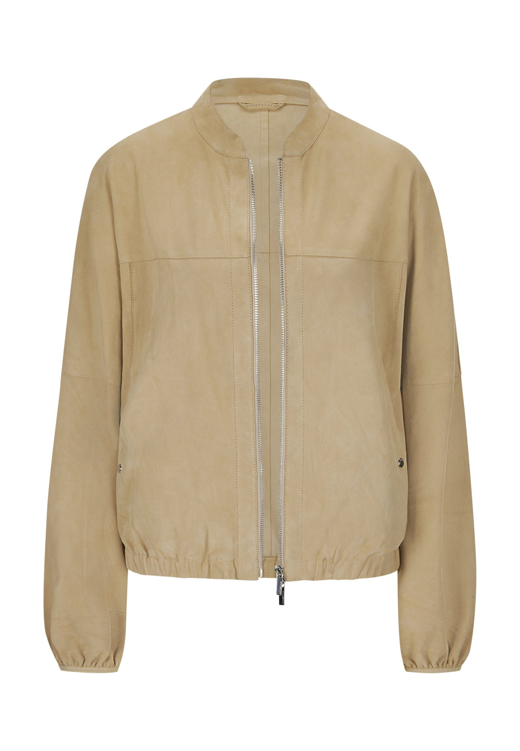 Blouson Beige Milestone mit MSFeli Zwei-Wege-Reißverschluss