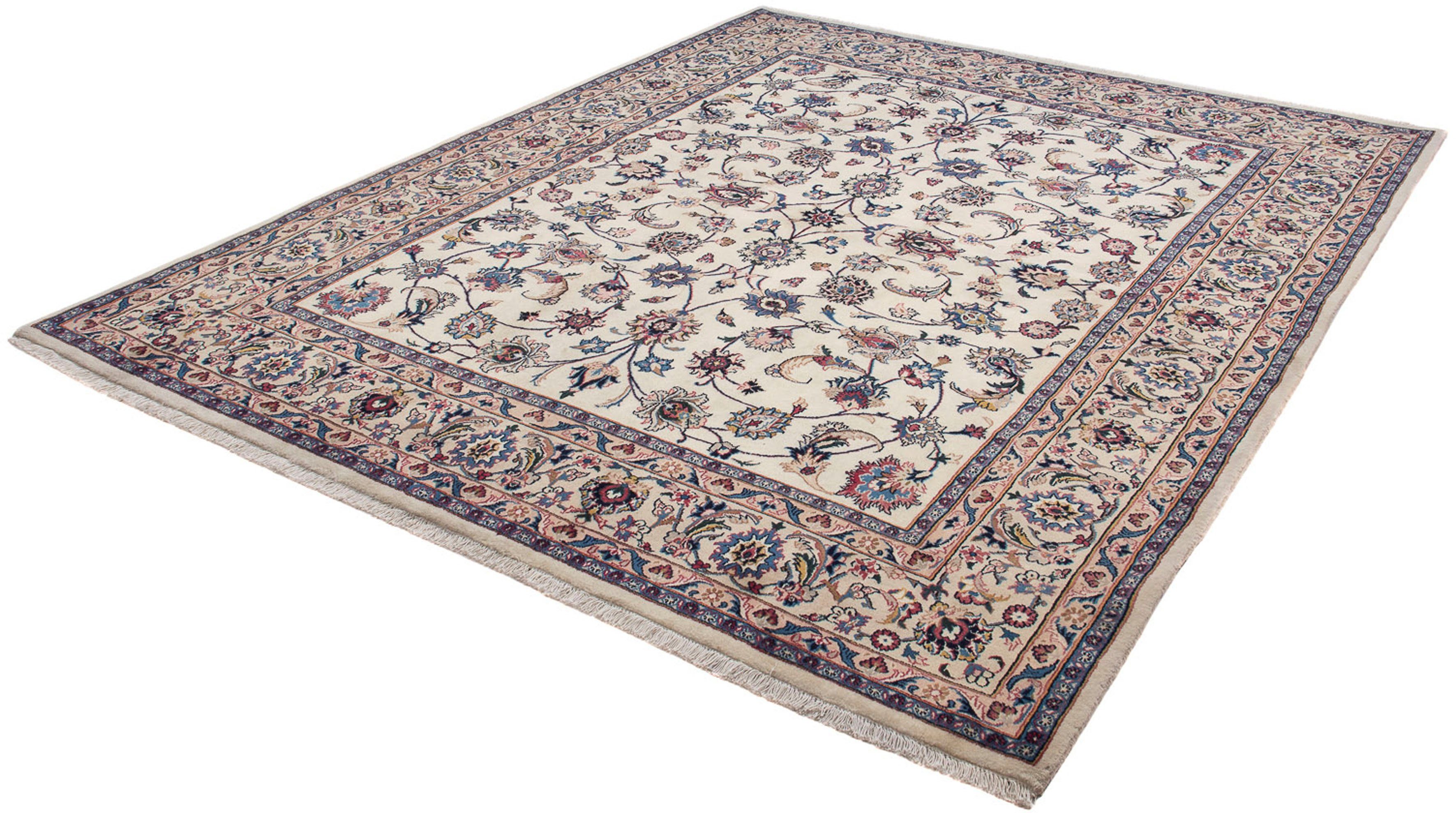 Orientteppich Perser - Classic - 252 x 197 cm - beige, morgenland, rechteckig, Höhe: 10 mm, Wohnzimmer, Handgeknüpft, Einzelstück mit Zertifikat