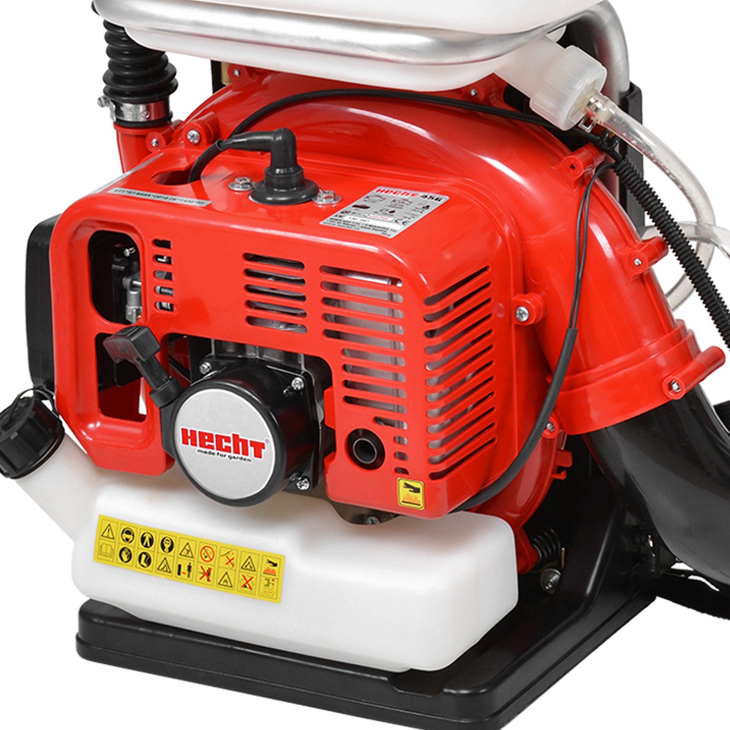 Hecht Benzin-Laubbläser 459 3in1 Motorspritze Salzstreuer, 14L, 3,6PS, 1060 m³/h, 7500 U/min
