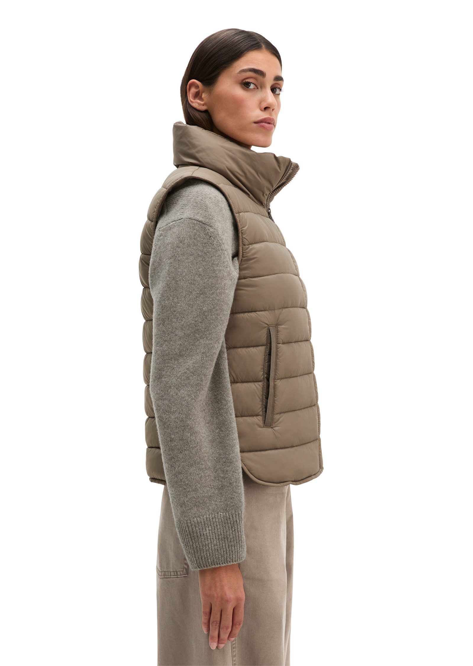 Marc O'Polo Steppweste mit recycelten Materialien
