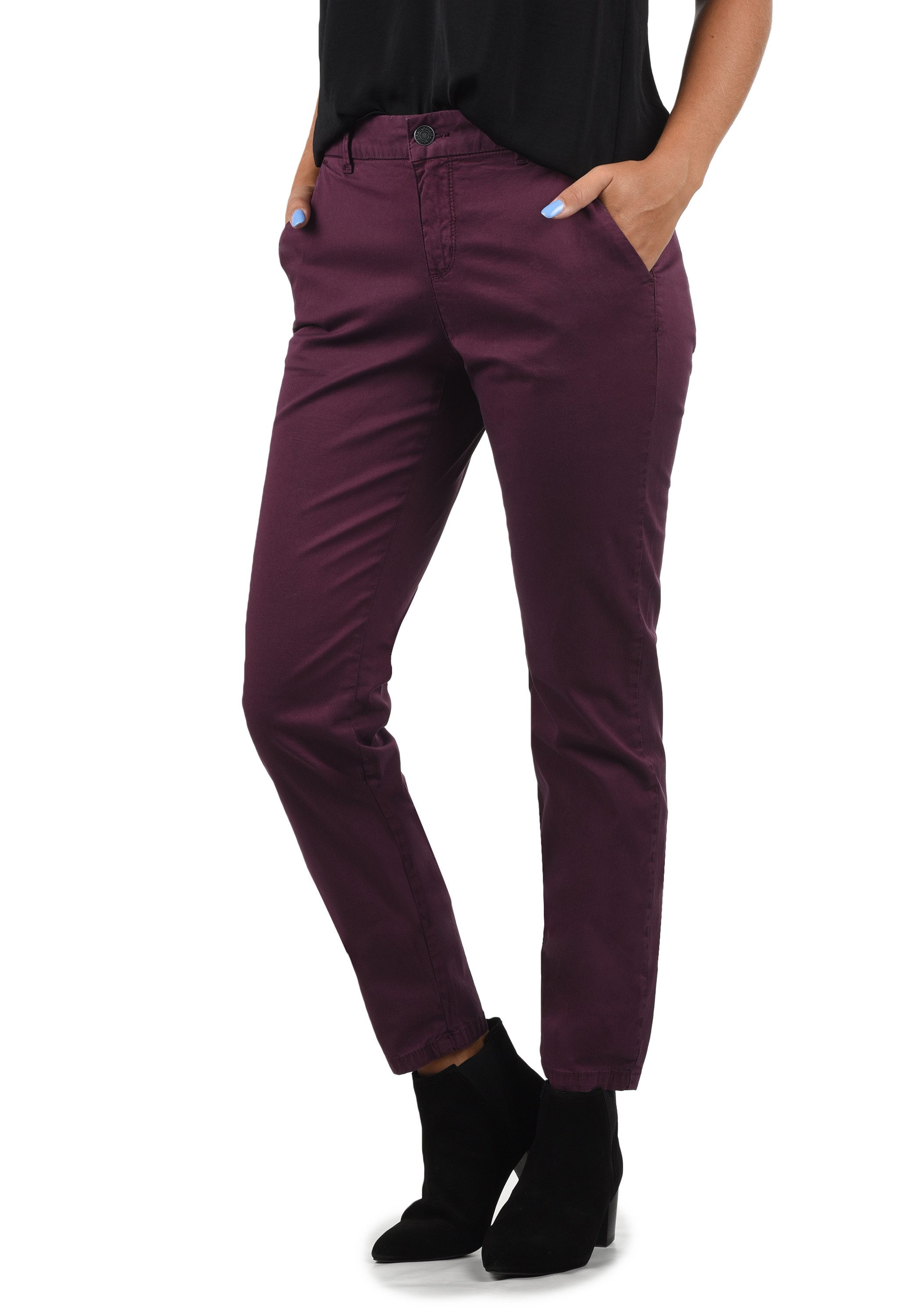 Blend she Chinohose Chilli lange Hose Regular Fit