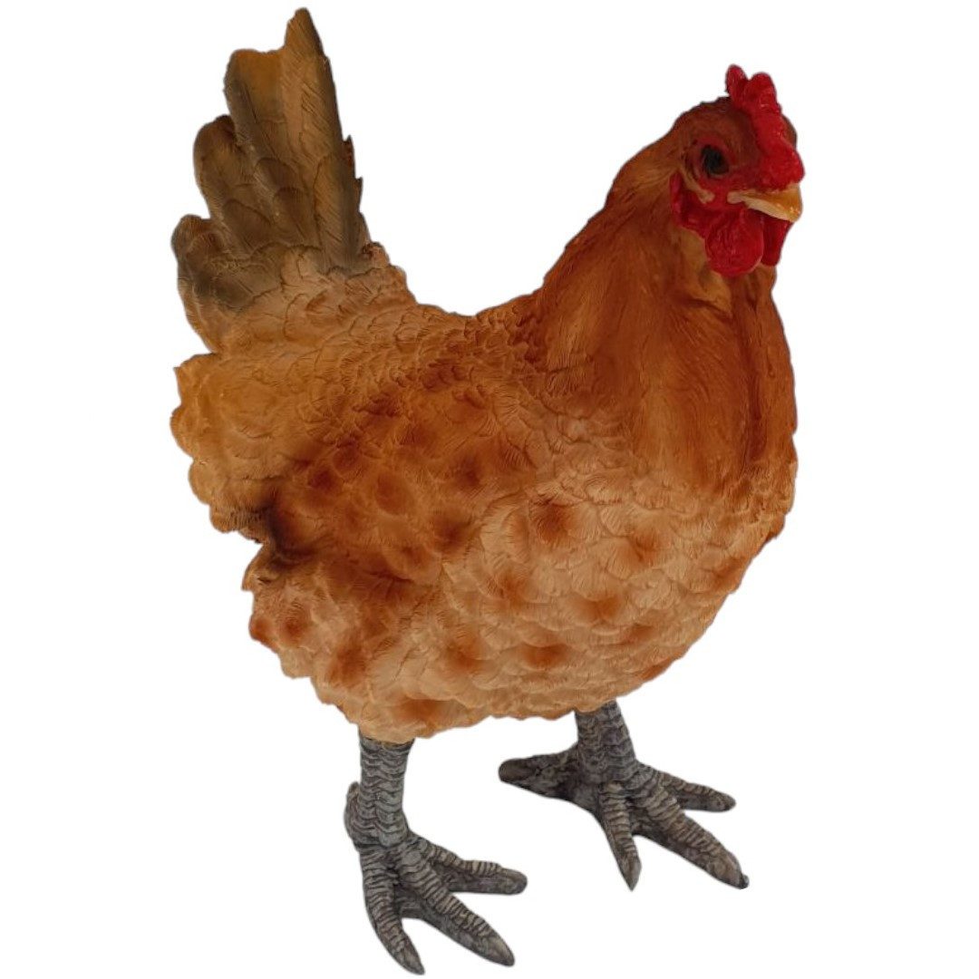 Figurendiscounter Gartenfigur Dekofigur Henne braun 36 x 17 x 31 cm günstig online kaufen
