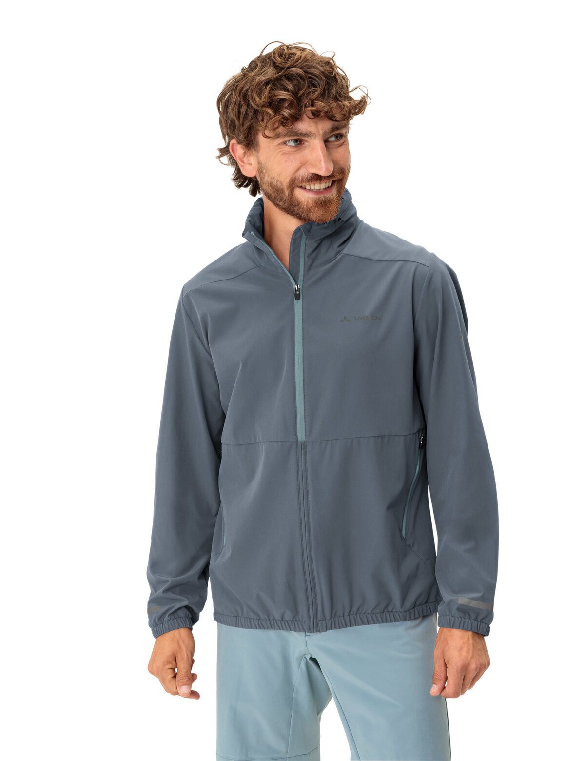 VAUDE Outdoorjacke Men's Cyclist Air Jacket (1-St) lässige Herren Windjacke zum Fahrradfahren im Alltag