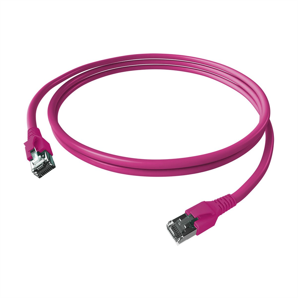 Easylan FlexBoot Patchkabel Cat.6A LAN-Kabel, RJ-45 Männlich (Stecker), RJ-45 Männlich (Stecker) (100.0 cm), S/FTP, CP1KVBVBV0010