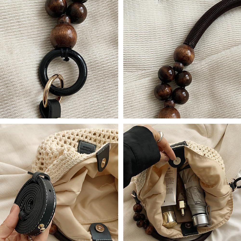 RWEUOQ Strandtasche Damen Boho Straw Beach günstig online kaufen
