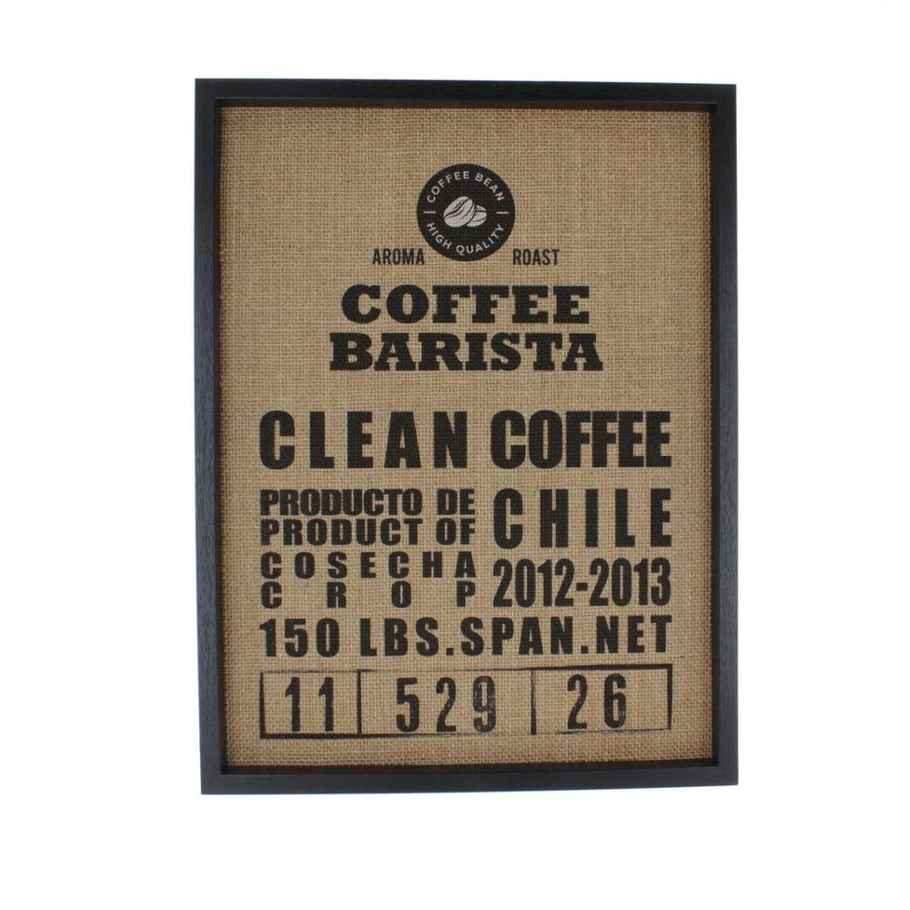 MICA Bilderrahmen Bild in Leinenoptik - Coffee Barista