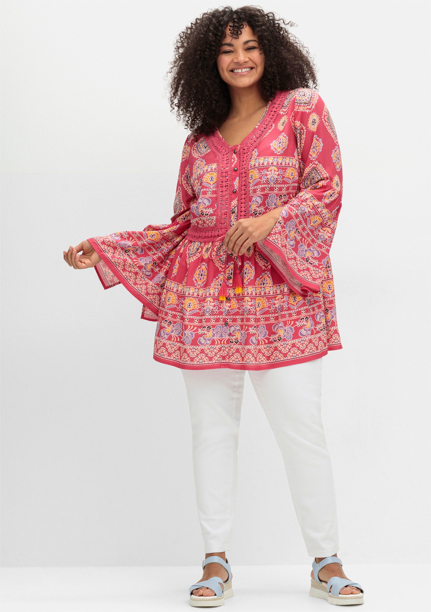 sheego by Joe Browns Klassische Bluse Longbluse . günstig online kaufen