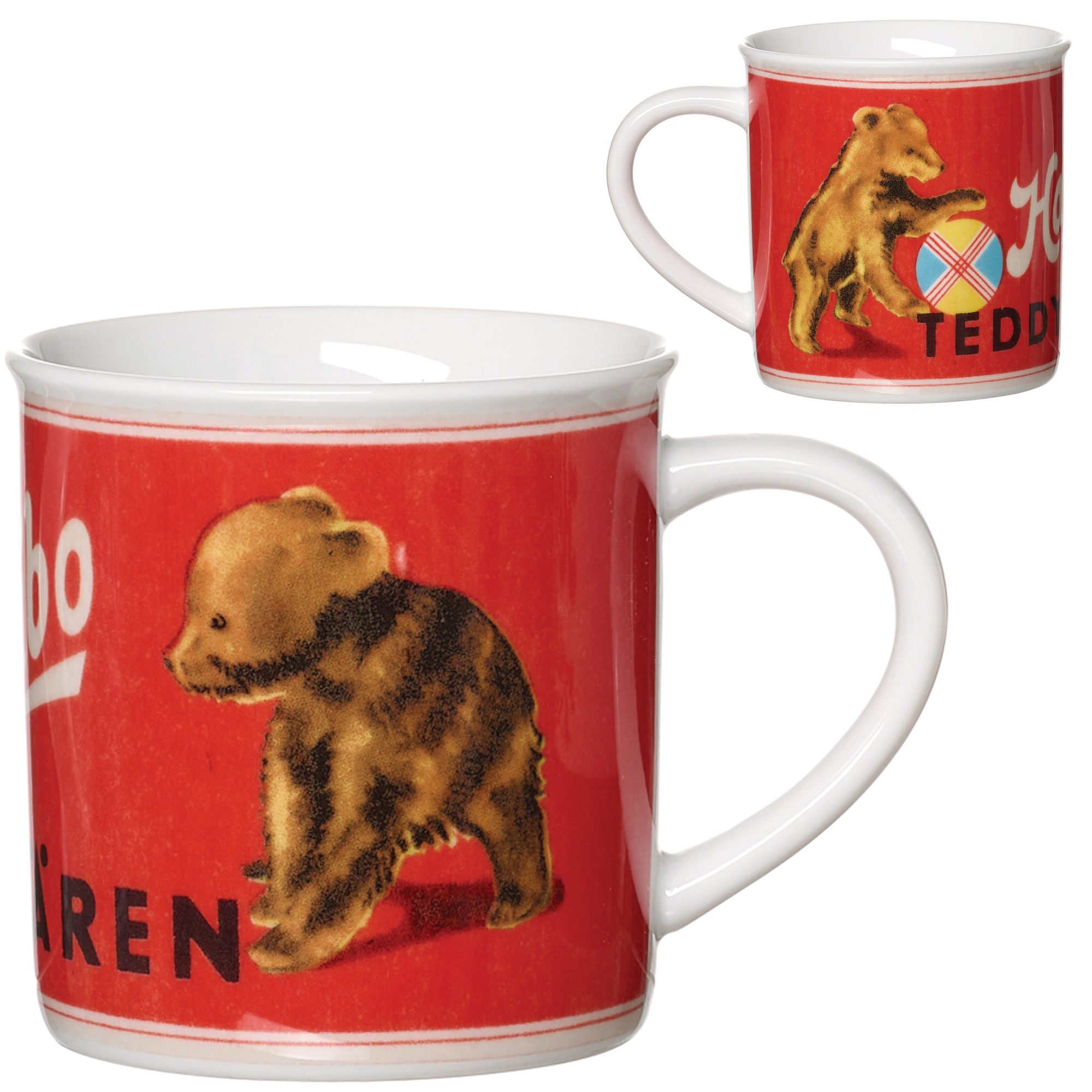 Ritzenhoff & Breker Becher HARIBO Retro, Teddybären, 380 ml, Porzellan, spülmaschinenfest