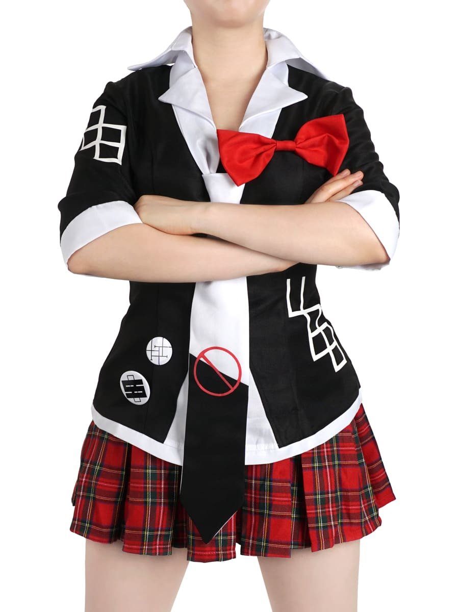 GalaxyCat Kostüm Cosplay Kostüm von Junko Enoshima für Danganronpa, Cosplay Kostüm von Junko Enoshima