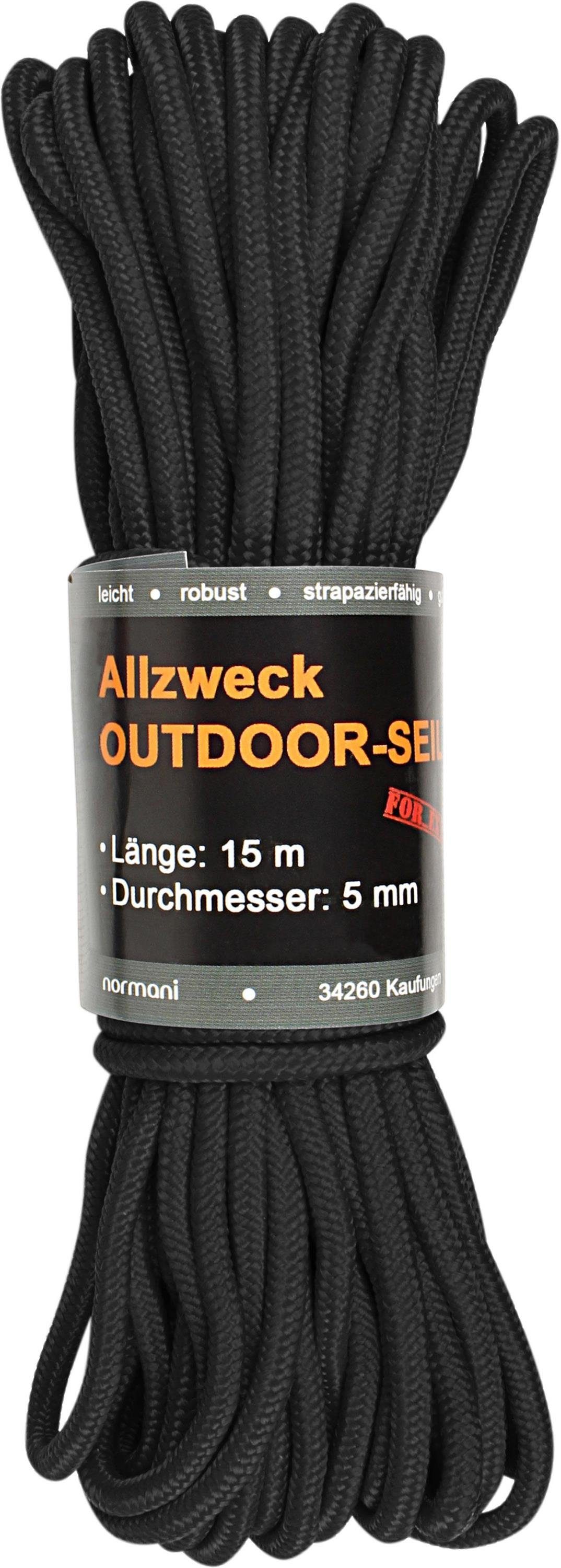 normani Allzweck-Outdoor-Seil 5 mm x 15 günstig online kaufen