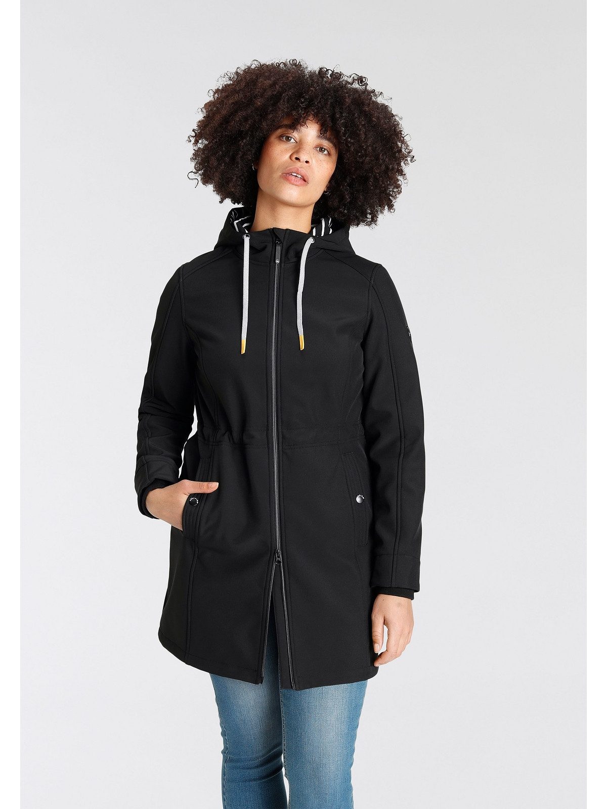 Polarino Softshelljacke Große Größen Logo auf günstig online kaufen