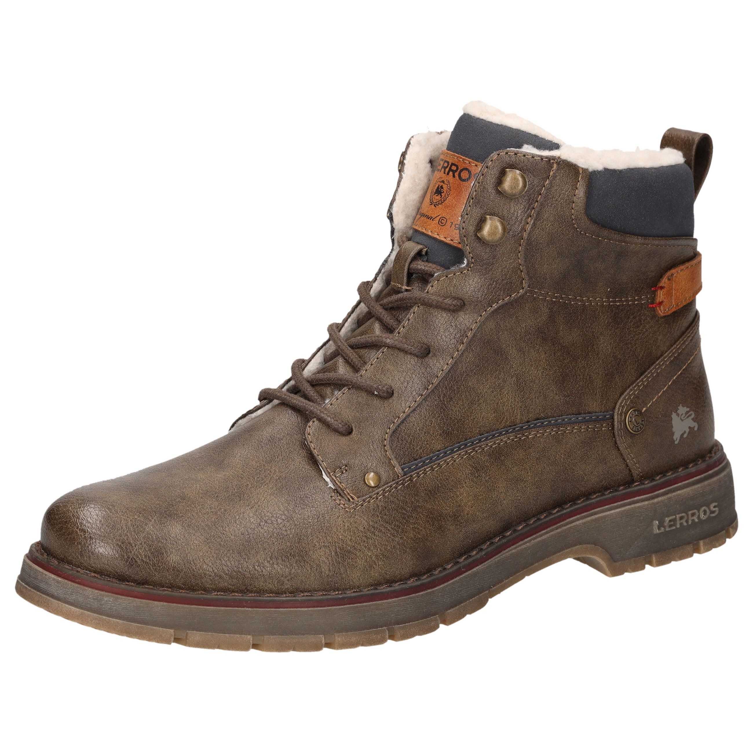 LERROS Winterboots Workerboots, Schnürboots mit Warmfutter