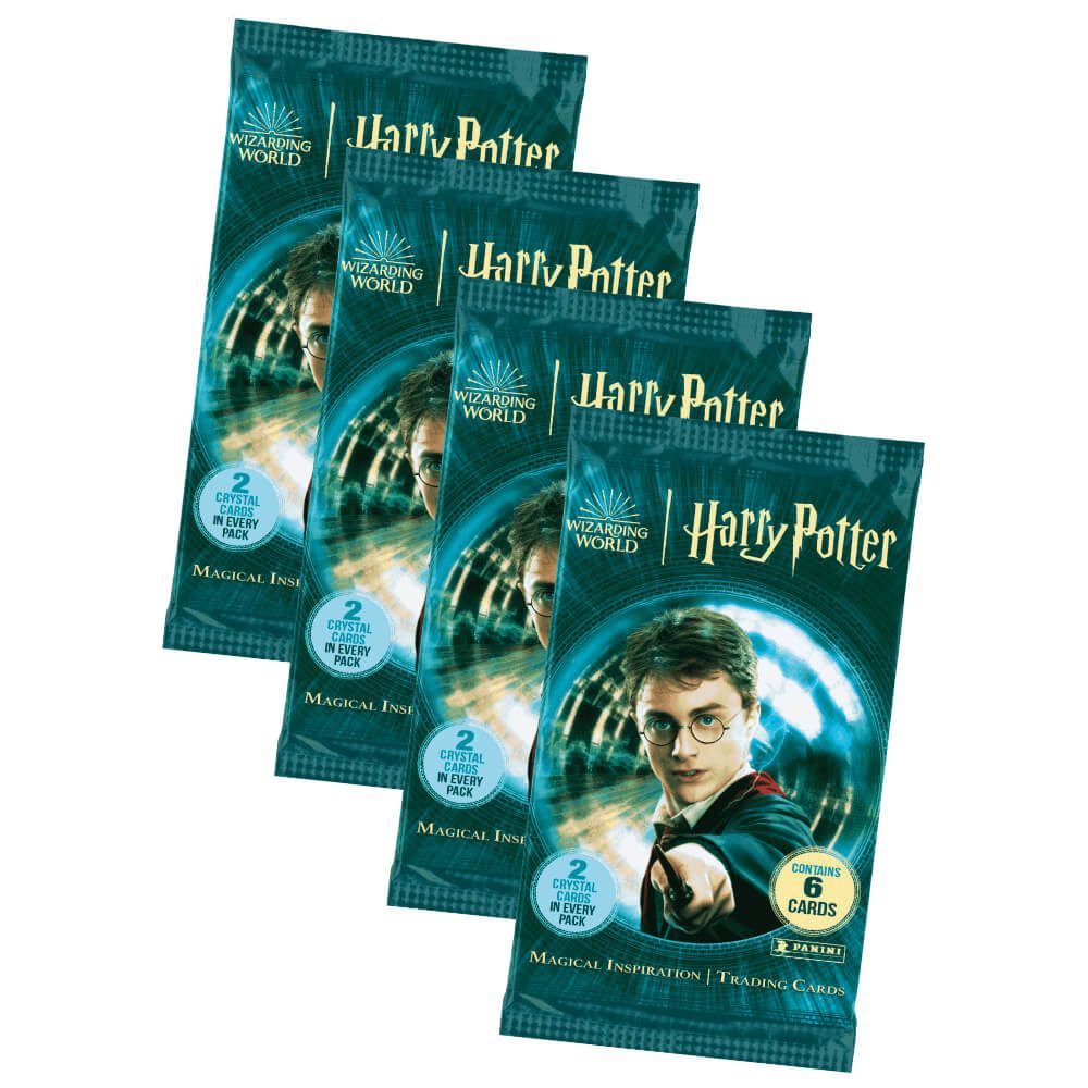 Panini Sammelkarte Harry Potter Karten - Magical Inspiration Trading Cards Карточки, - 4 Booster