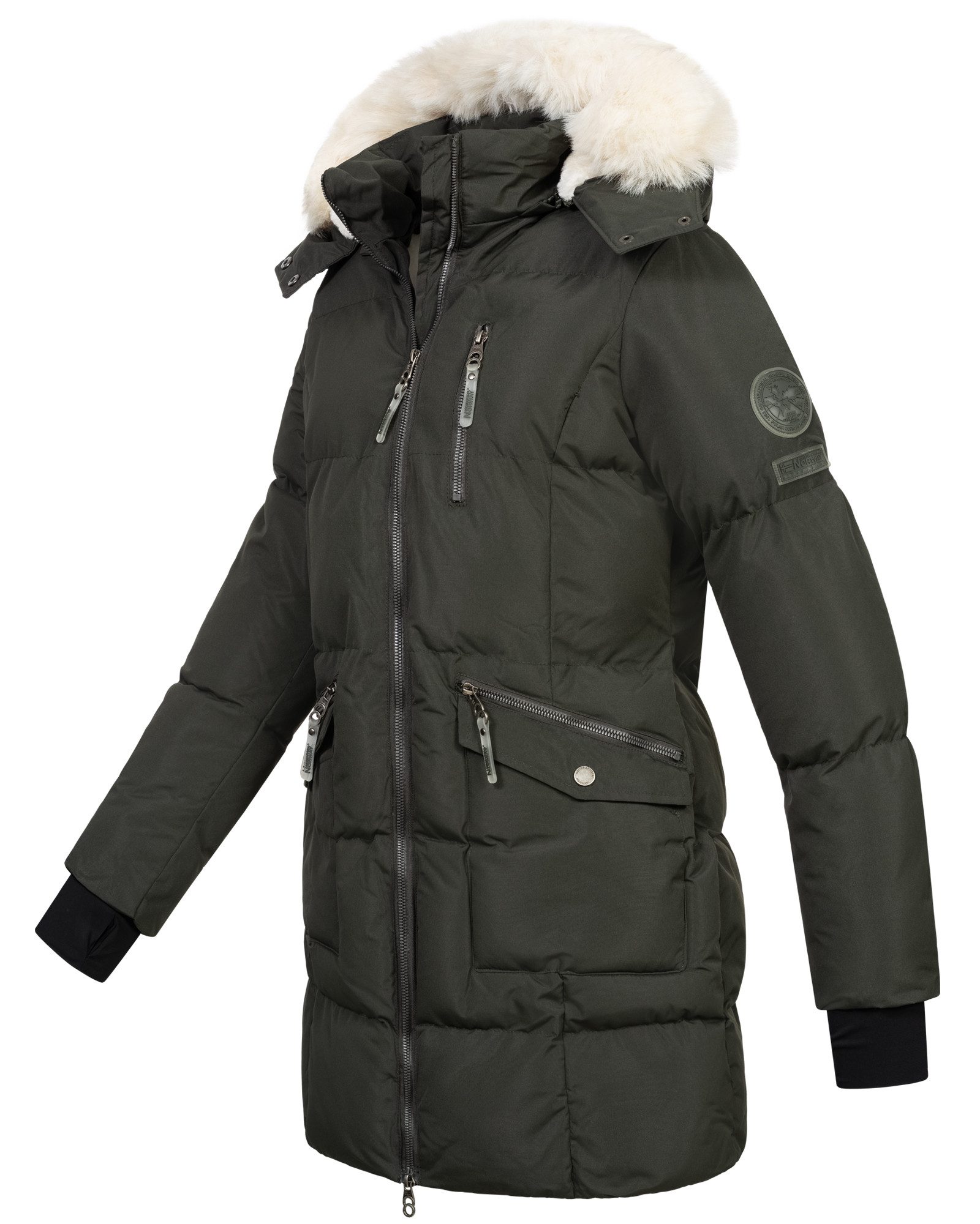 Geographical Norway Parka Damen Winter Jacke Mantel Parka Steppjacke Winterparka warm Outdoor