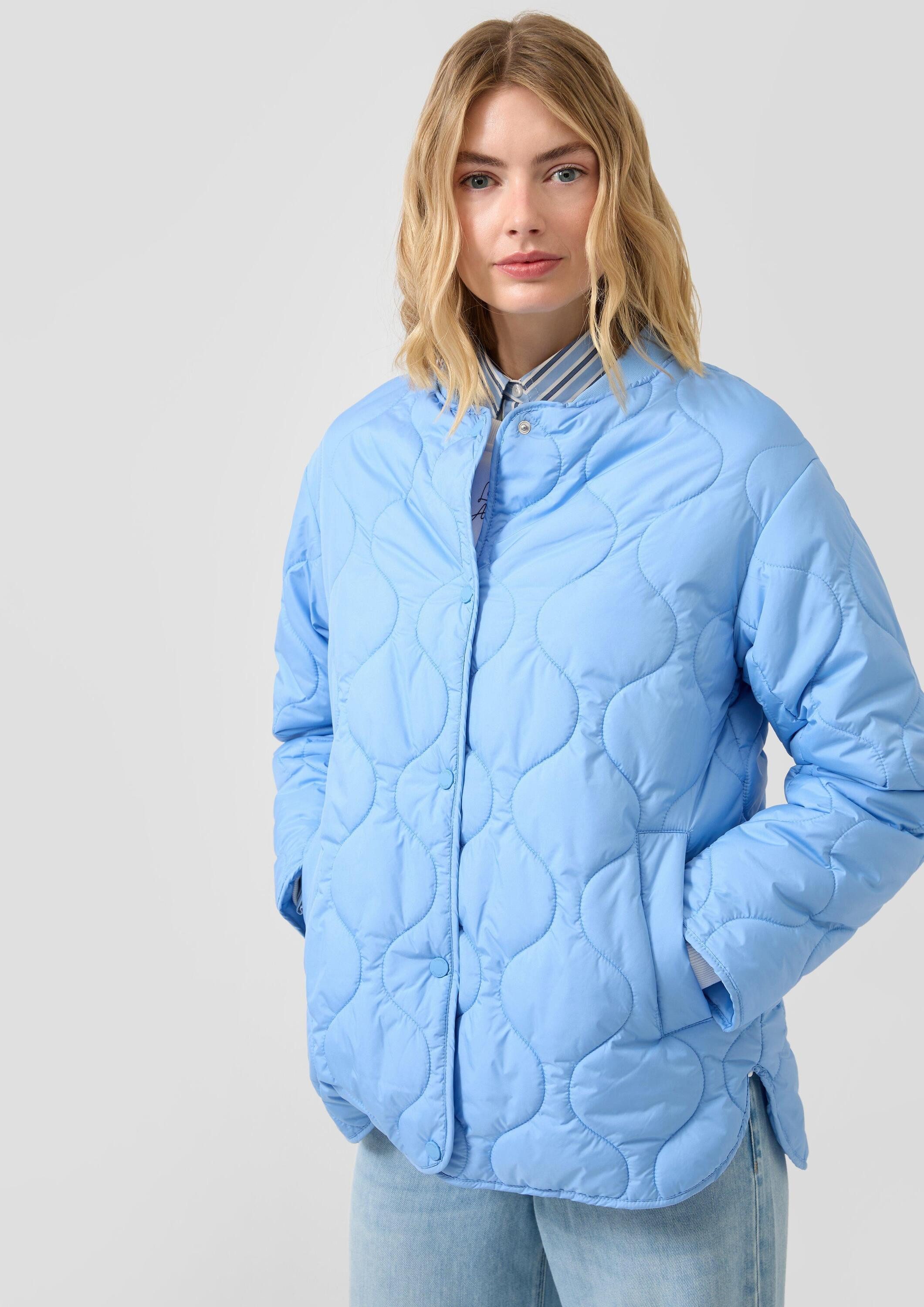 s.Oliver Funktionsjacke Outdoor-Jacke Steppjacke mit Bomberkragen und seitl günstig online kaufen
