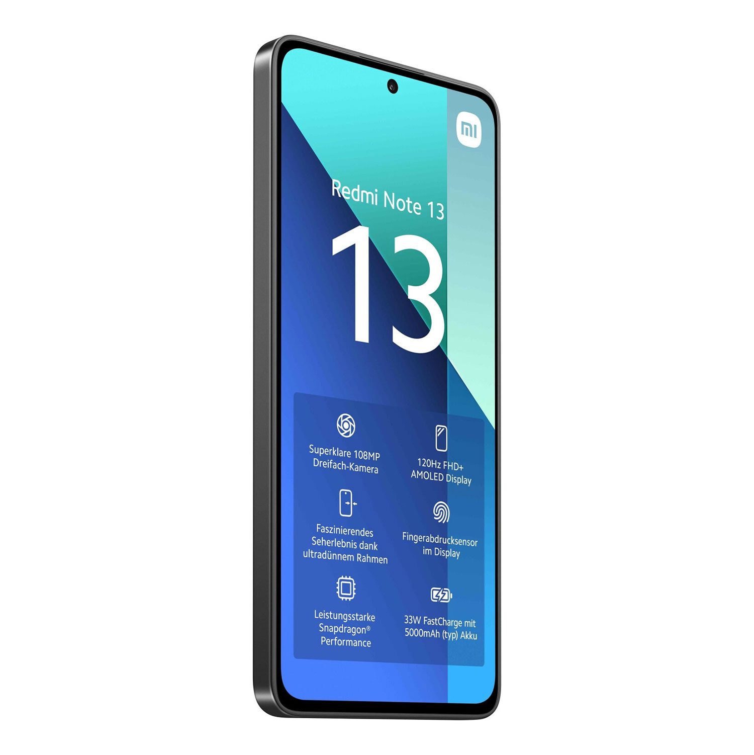 Xiaomi Redmi Note 13 Smartphone (16.94 cm/6.67 Zoll, 128 GB Speicherplatz, 108 MP Kamera)