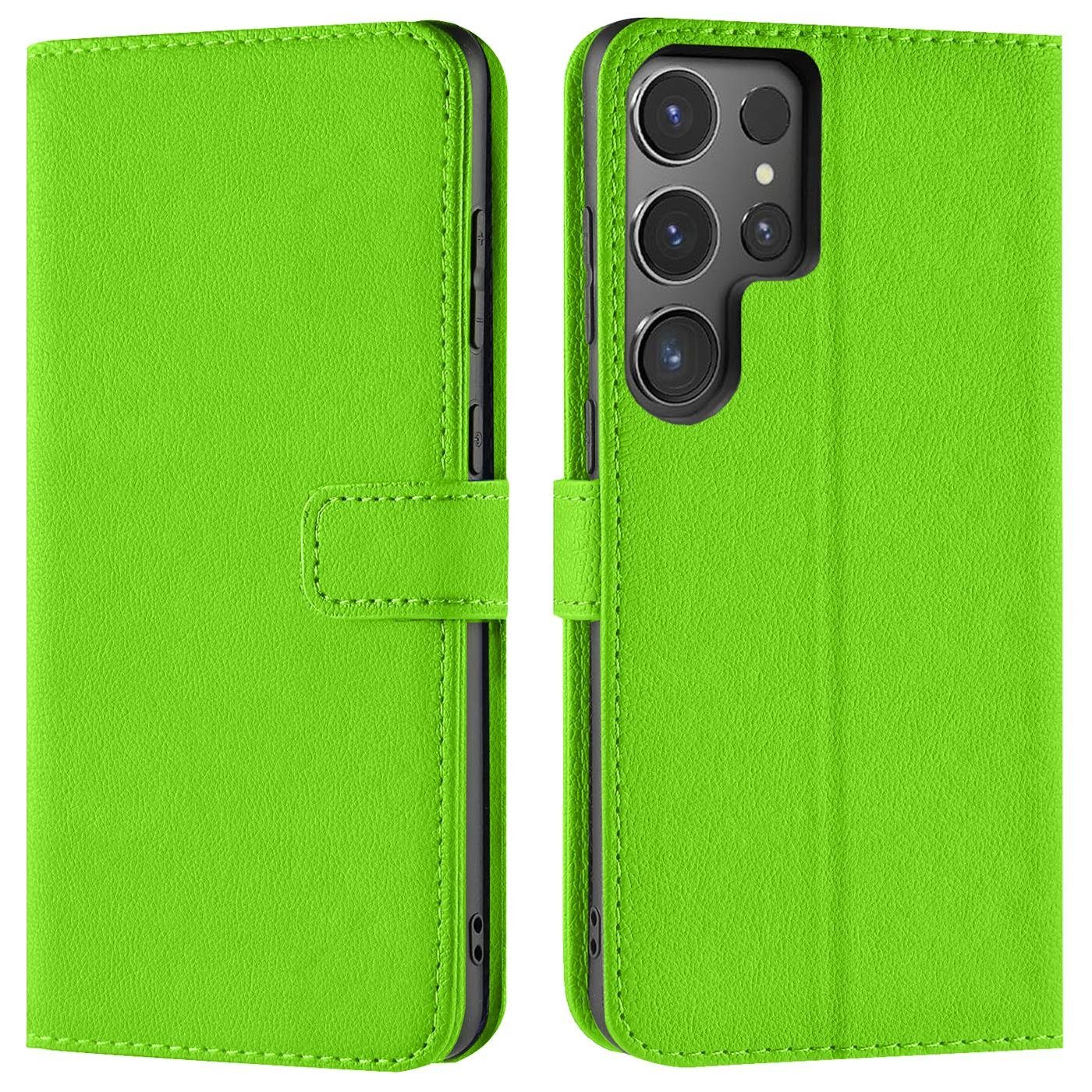 CoolGadget Handyhülle Book Case Handy Tasche für Samsung Galaxy S24 Ultra 6,8 Zoll, Hülle Klapphülle Flip Cover für Samsung S24 Ultra Schutzhülle stoßfest