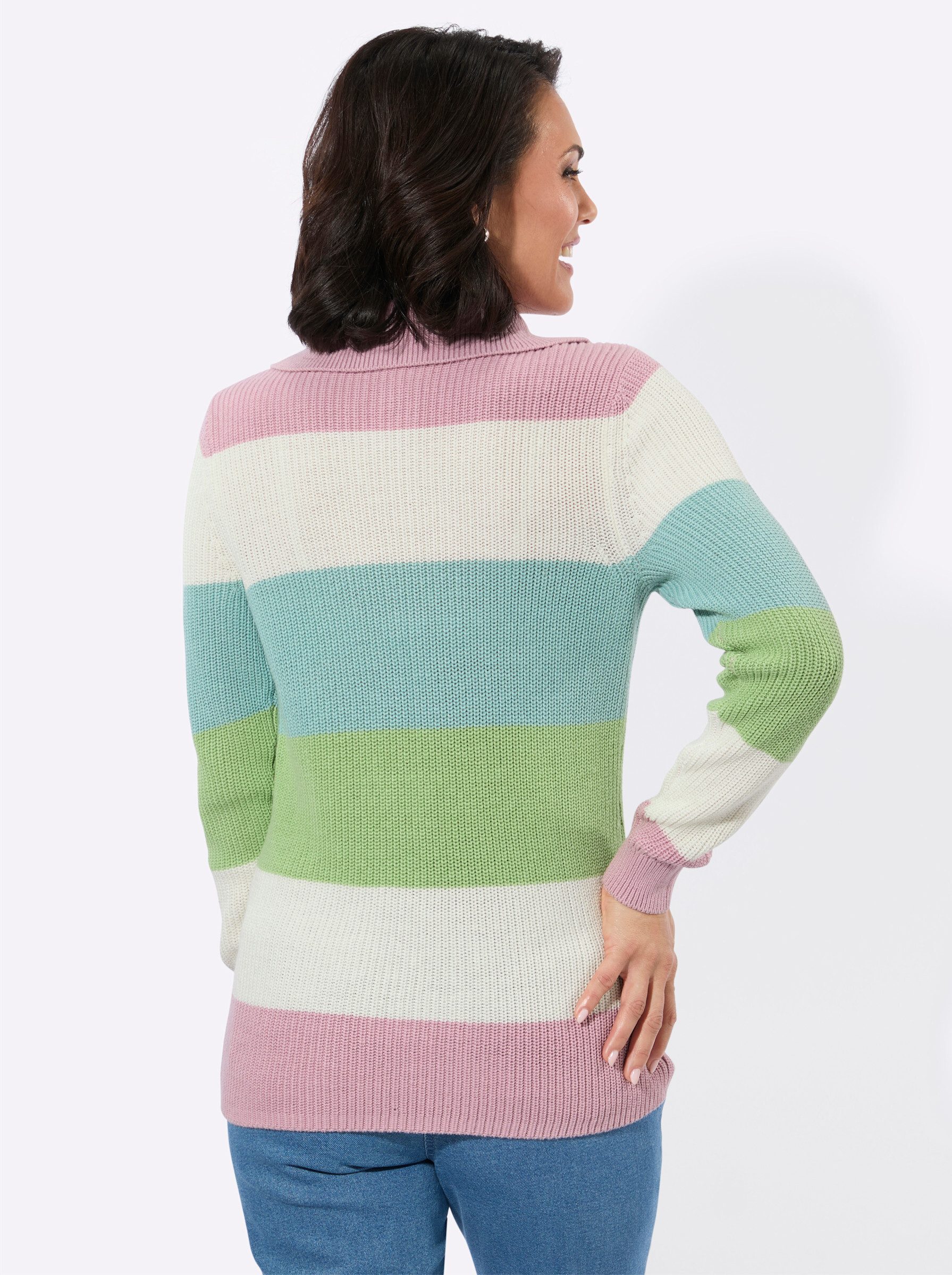 Witt Strickpullover Troyer-Pullover Langarm