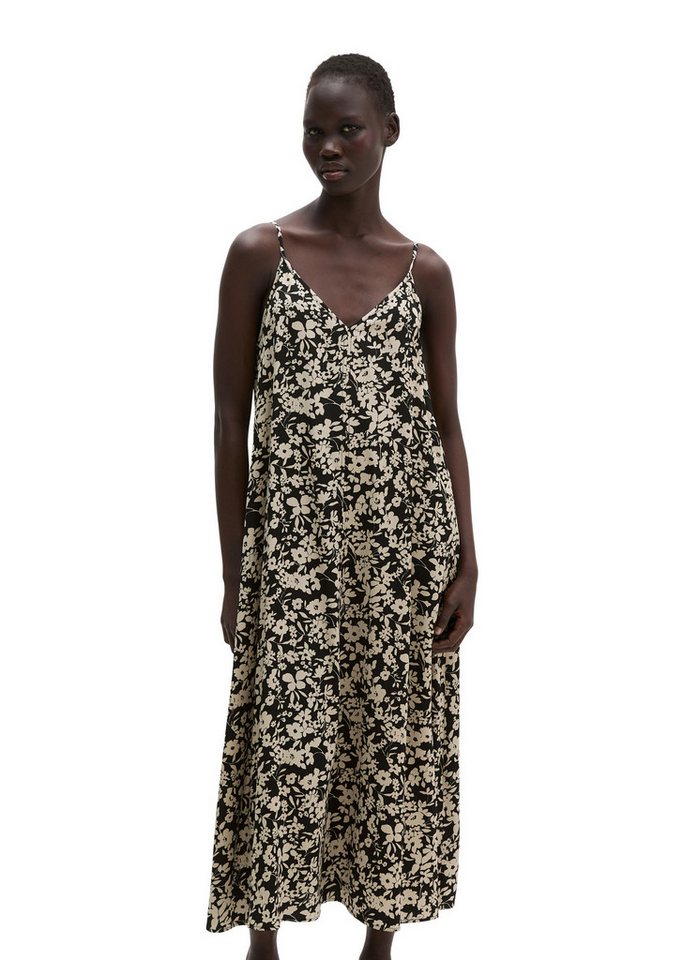 Marc O'Polo Maxikleid aus bedrucktem Viskose-Twill