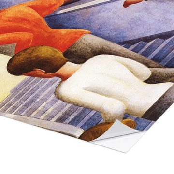 Posterlounge Wandfolie Oskar Schlemmer, Bauhaustreppe, Wohnzimmer Malerei
