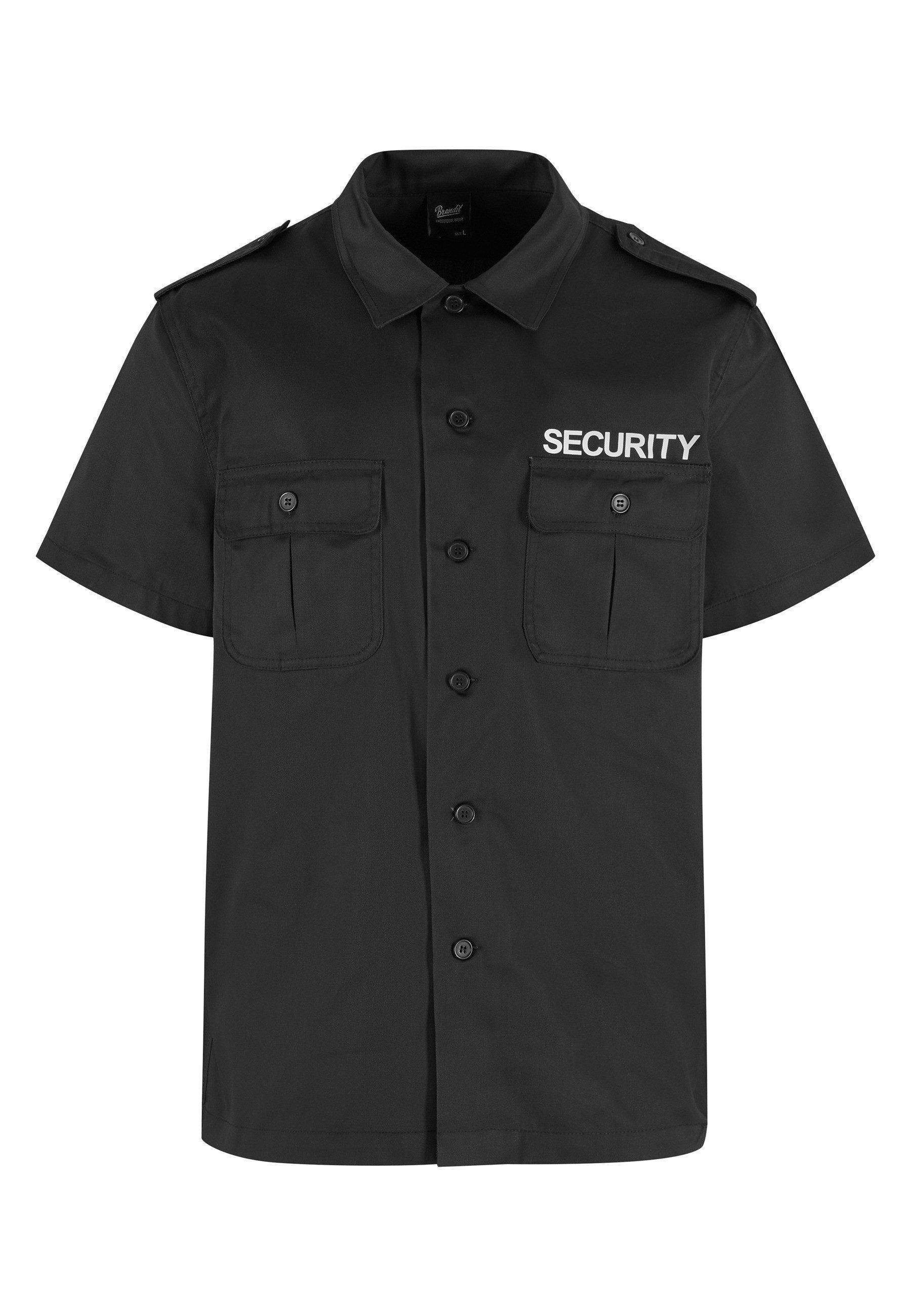 Brandit Langarmhemd Brandit Security US Shirt Short Sleeve (1-tlg)