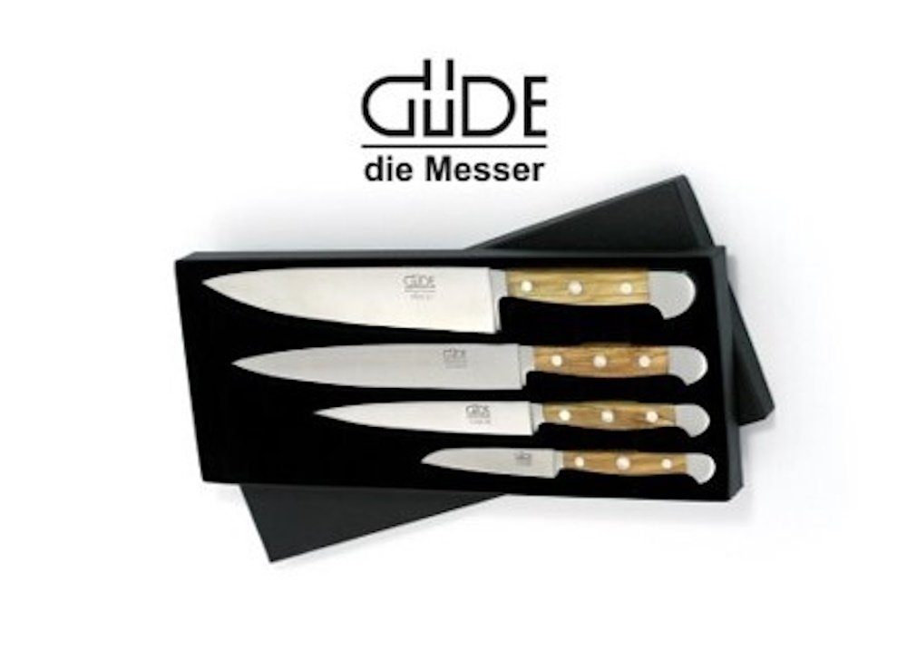 Güde Ножи Solingen Ножи-Set Güde Ножиset 4-tlg. Geschenkbox, Alpha Olive
