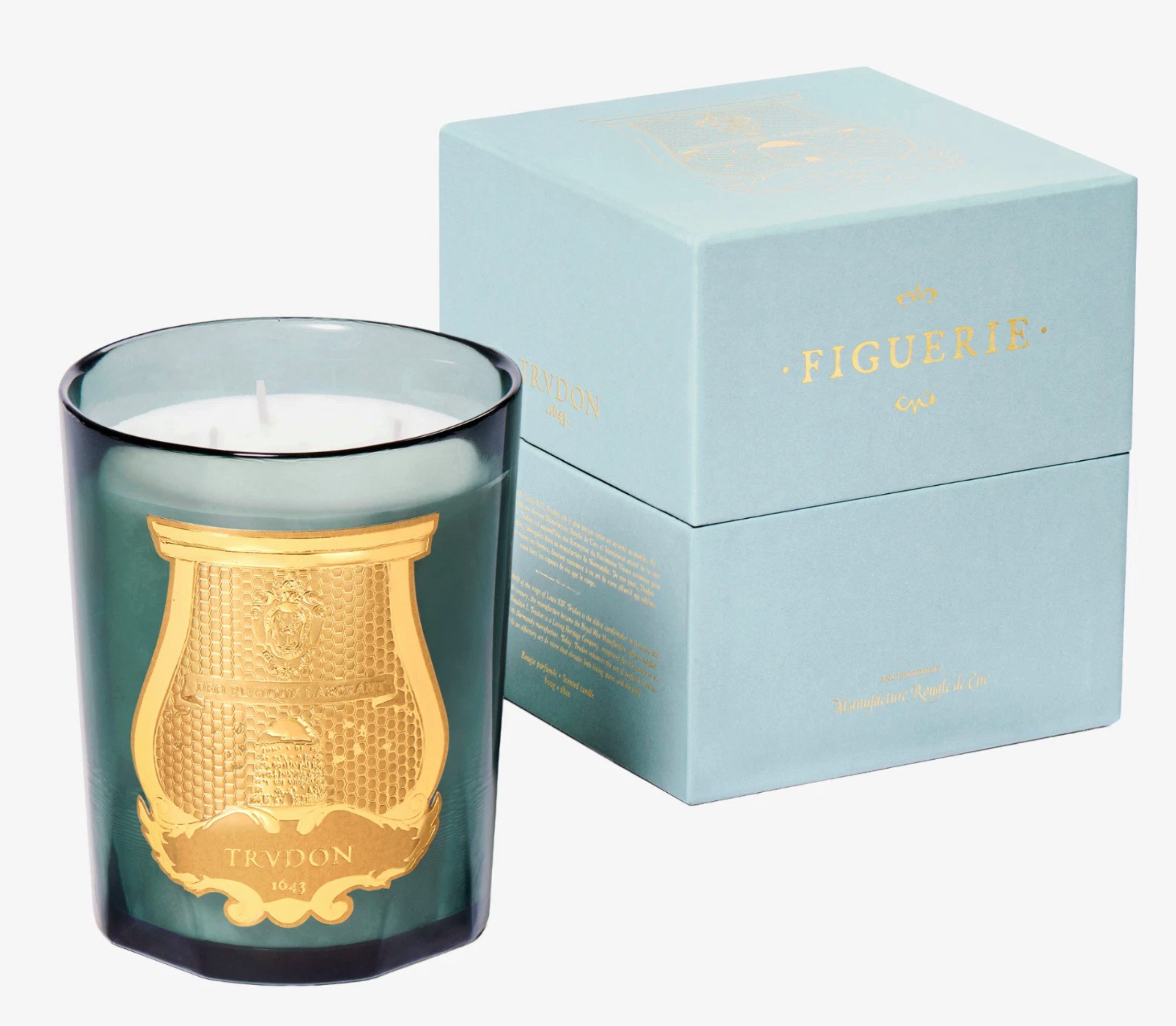Cire Trudon Duftkerze FIGUERIE Schloss Versailles Duft Kerze 120 Std Brenndauer 800g (1-tlg), Handgefertigt in der Normandie, Frankreich