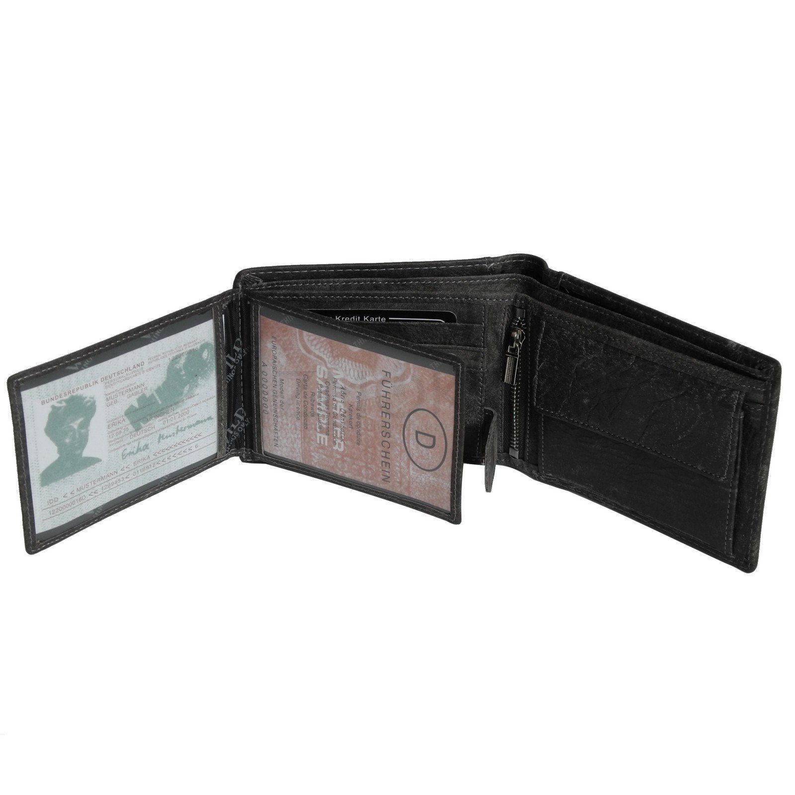 Wild Things Only !!! Geldbörse Portemonnaie Herren Geldbörse Wild Leder Only - - Things Geldbeutel