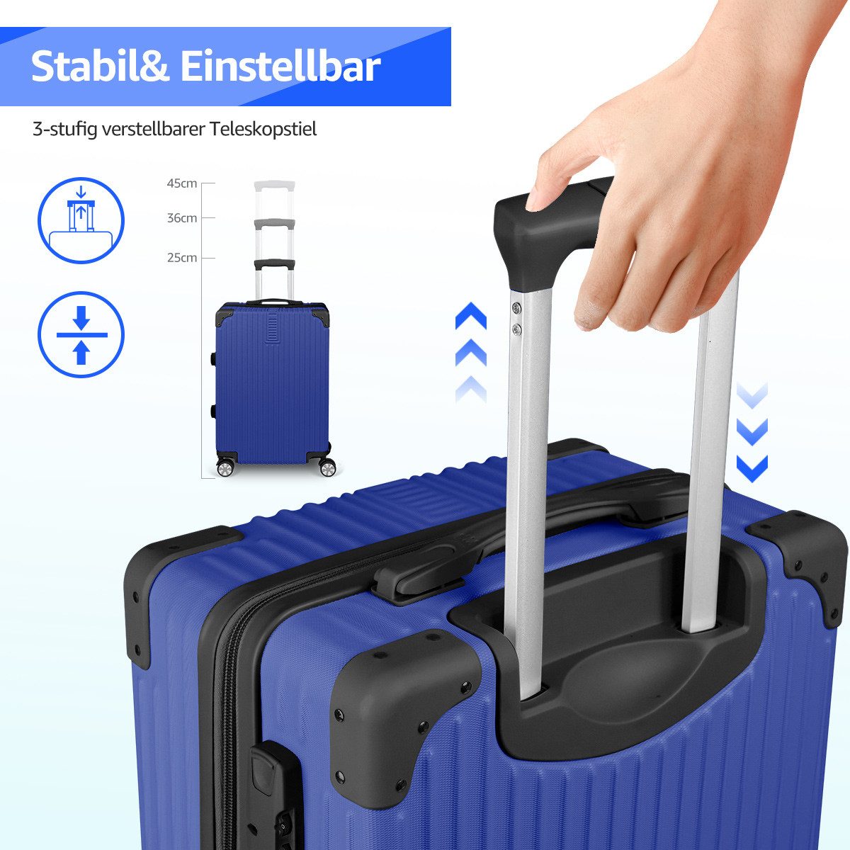 NULSTA Kofferset 3er/4er Koffer Set, Trolley günstig online kaufen